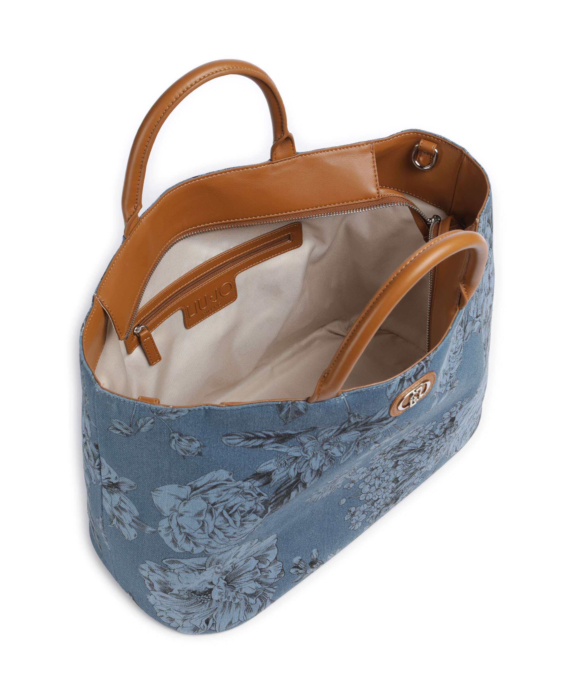 Liu Jo Sira L Handbag denim flowers - Image 5