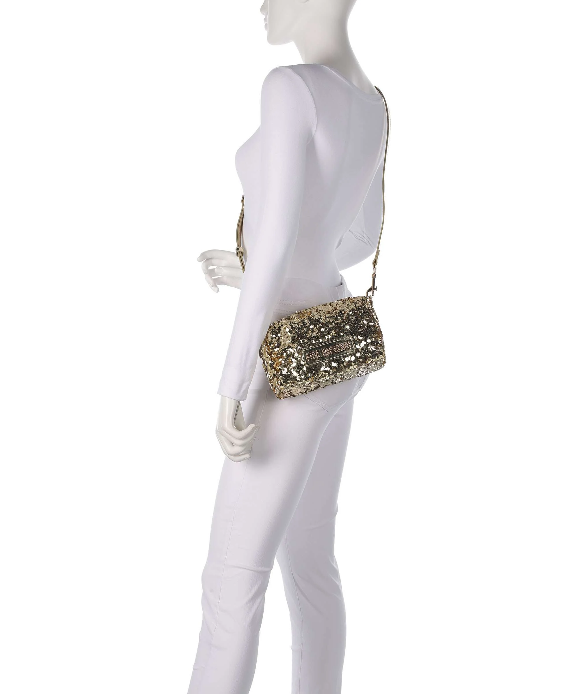 Love Moschino Bling Bling Shoulder bag gold - Image 4
