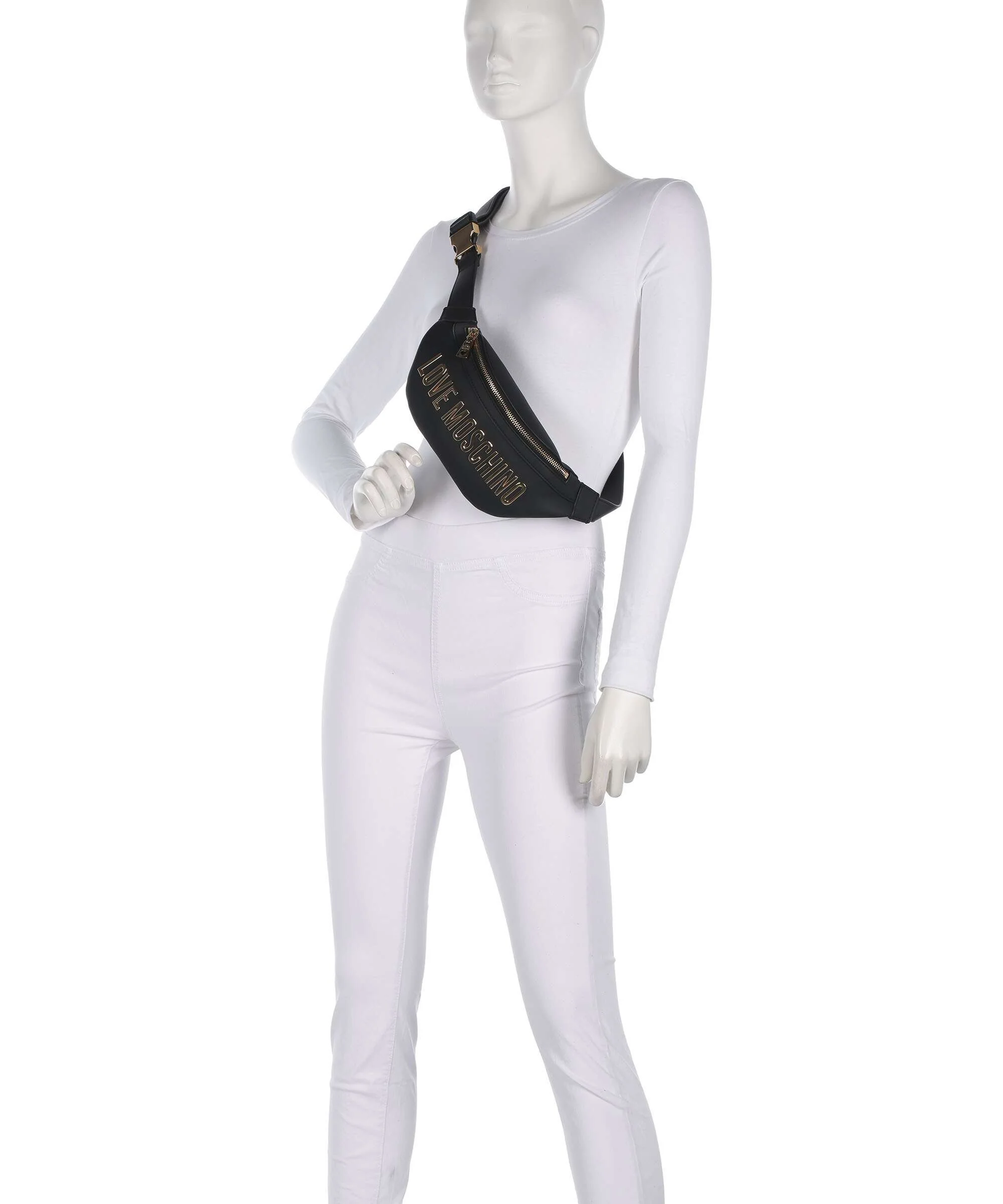 Love Moschino Bold Love Belt bag black - Image 3