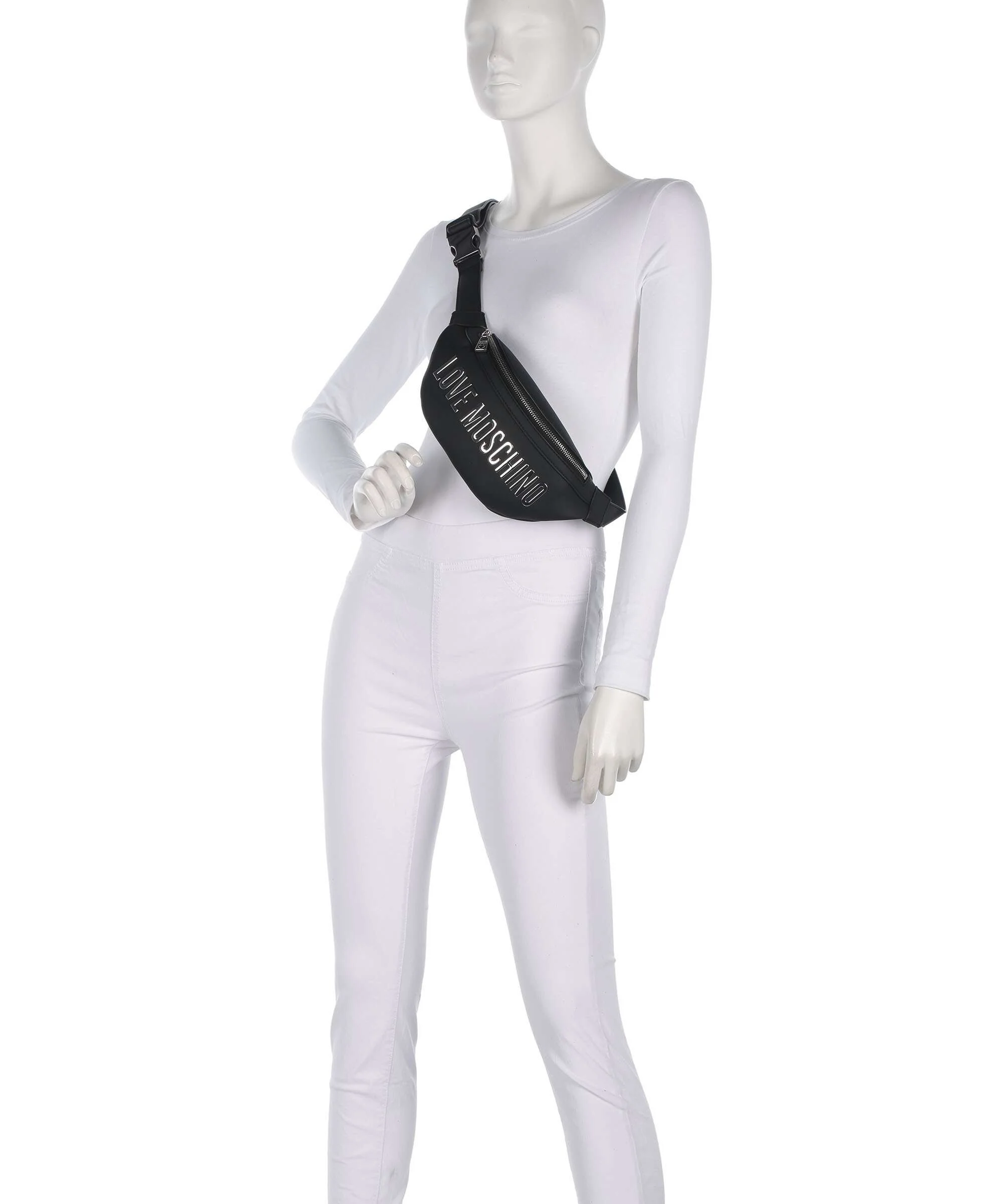 Love Moschino Bold Love Belt bag black - Image 3