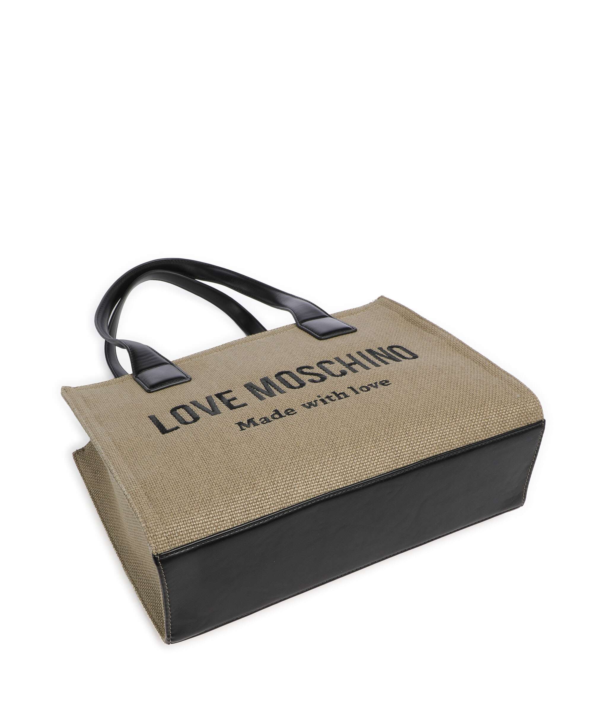 Love Moschino Cargo Canvas Tote bag black/gold - Image 4