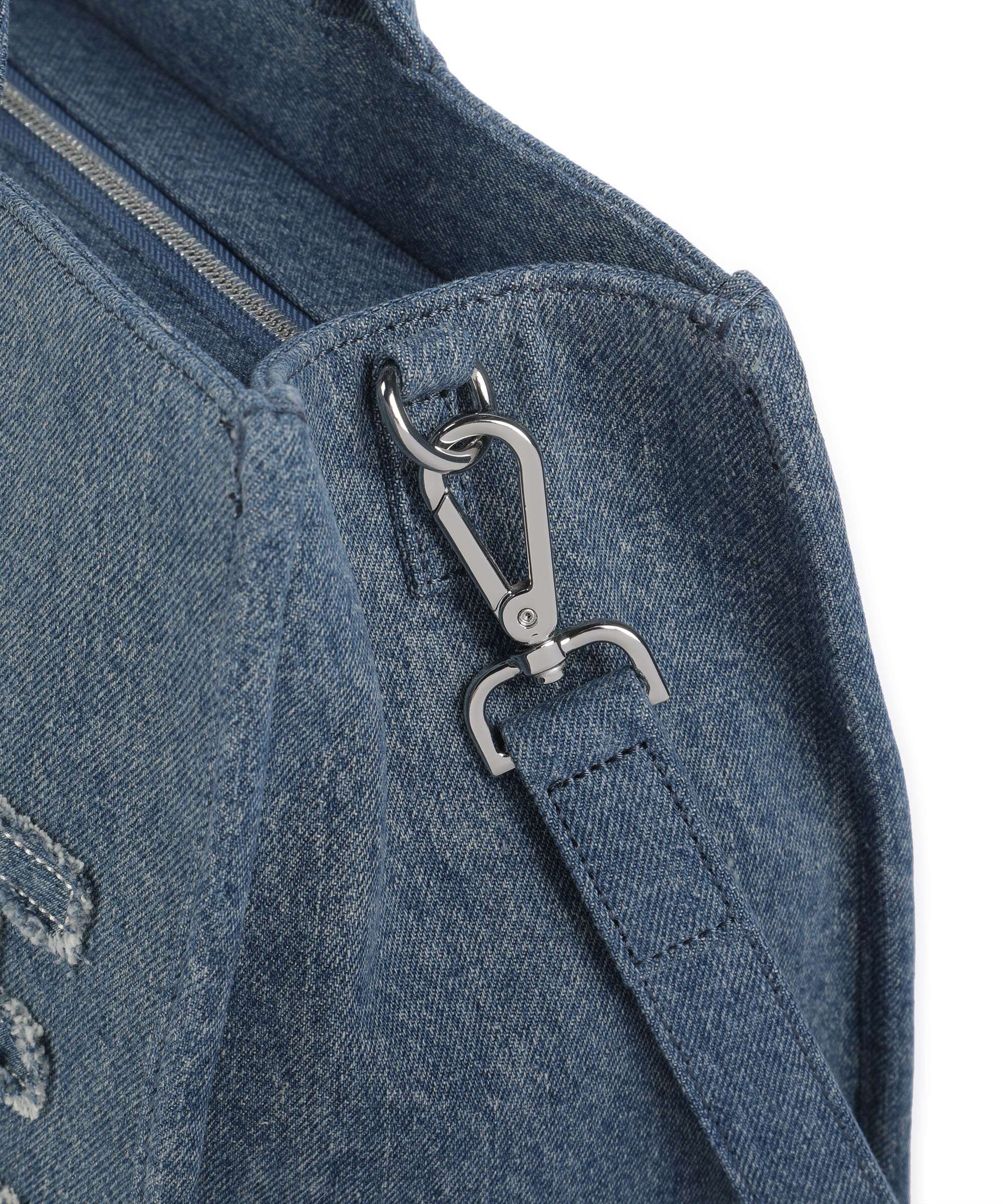 Love Moschino Denim Handbag blu - Image 4