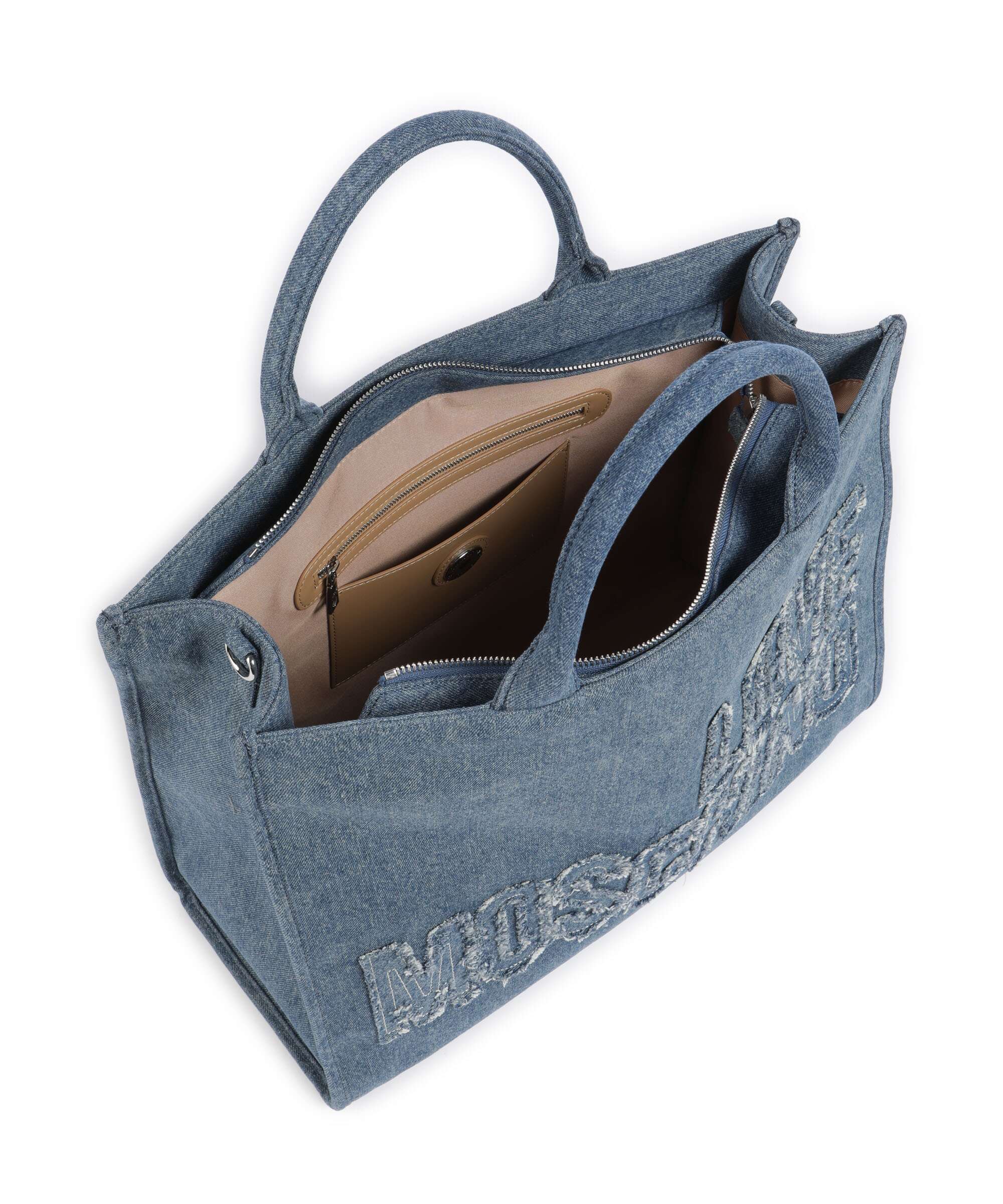 Love Moschino Denim Handbag blu - Image 6