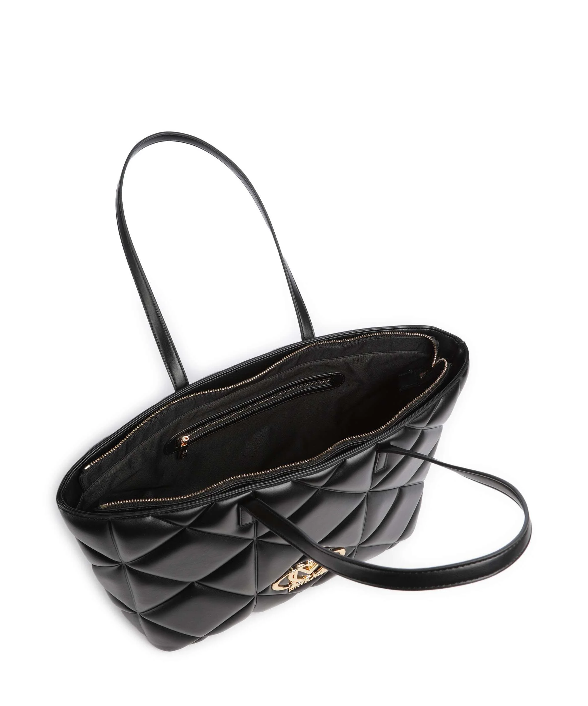 Love Moschino Embossed Q Tote bag black - Image 5