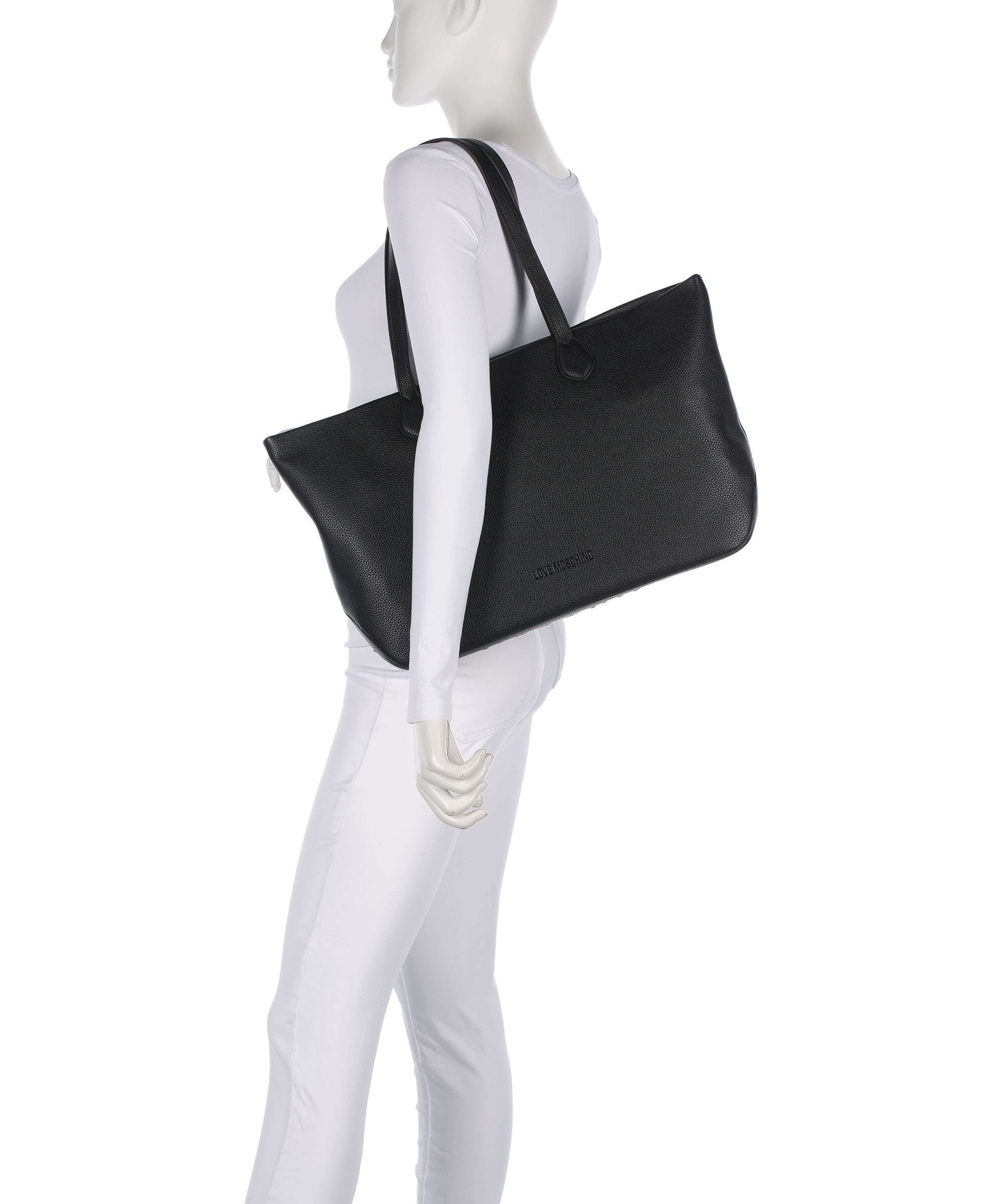 Love Moschino Giant Tote bag black - Image 3