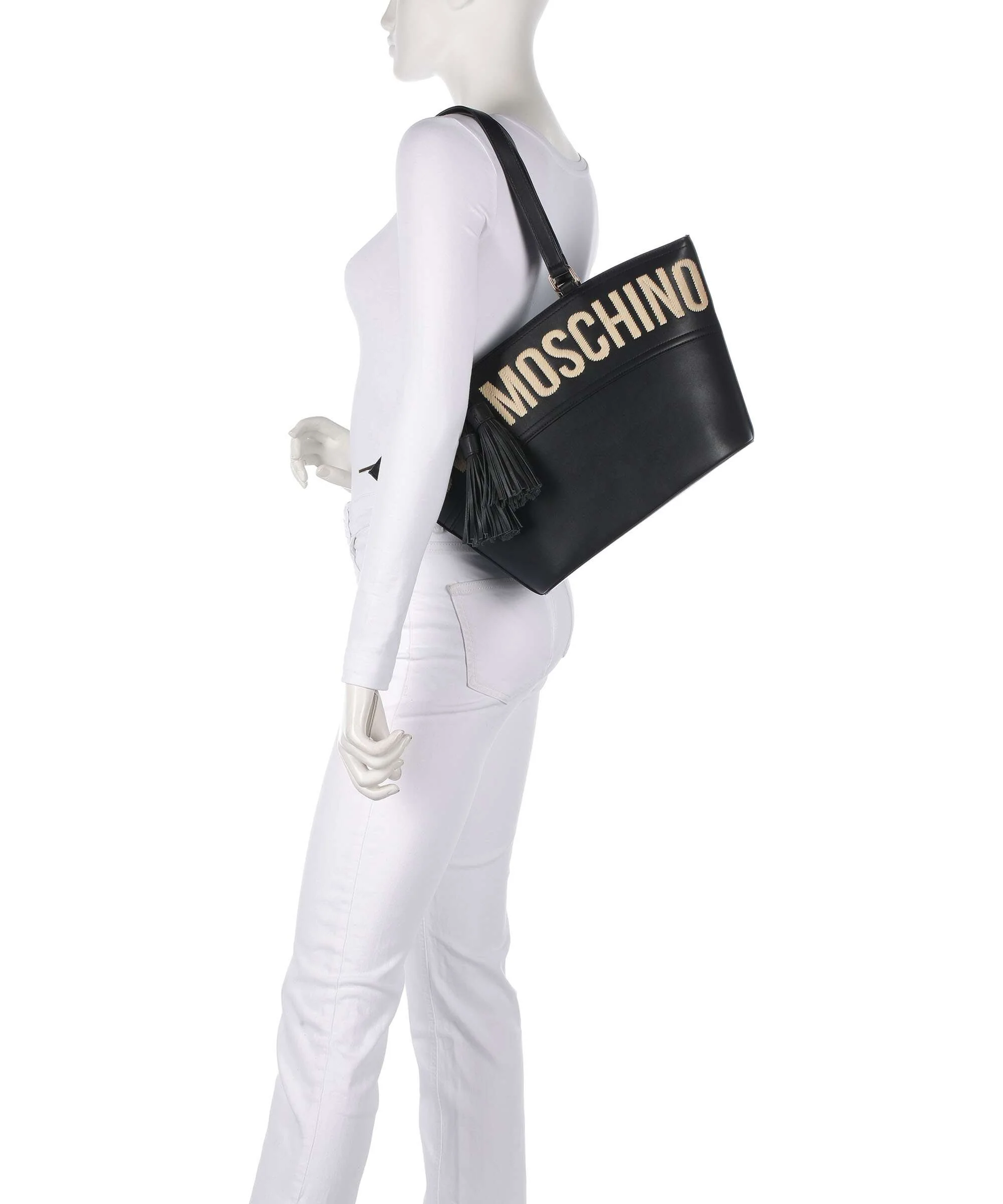 Love Moschino Item Cabas Tote bag nero - Image 3