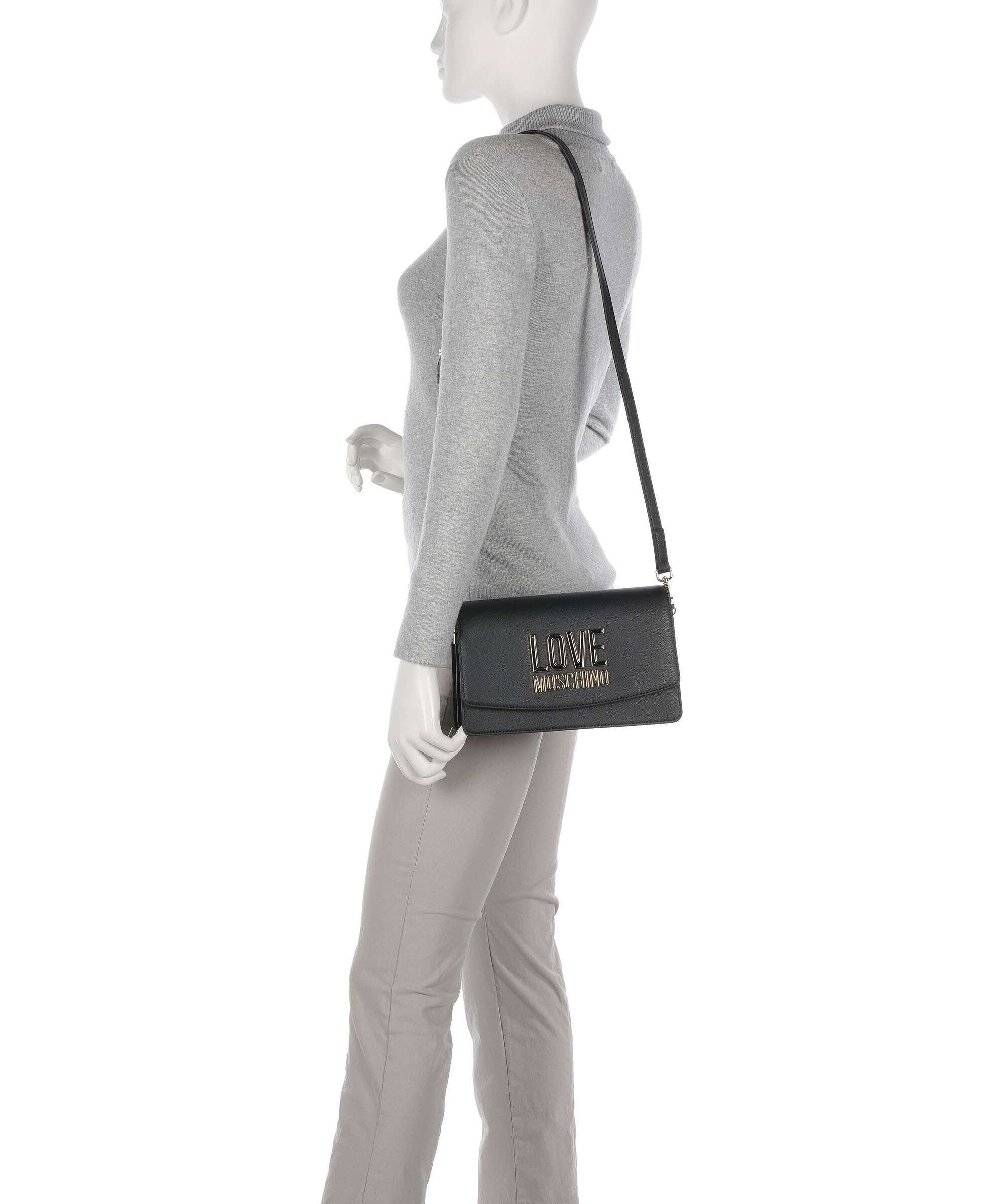 Love Moschino Jelly Logo Crossbody bag nero - Image 3