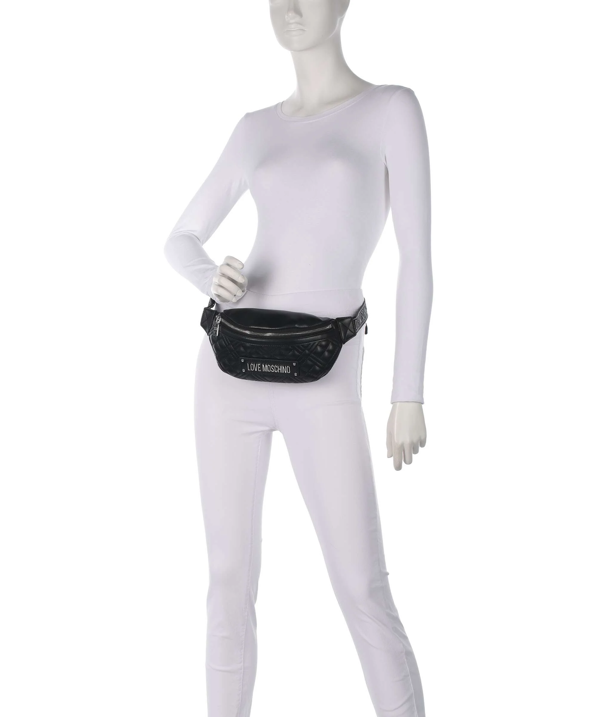 Love Moschino Quilted Belt bag black - Image 3