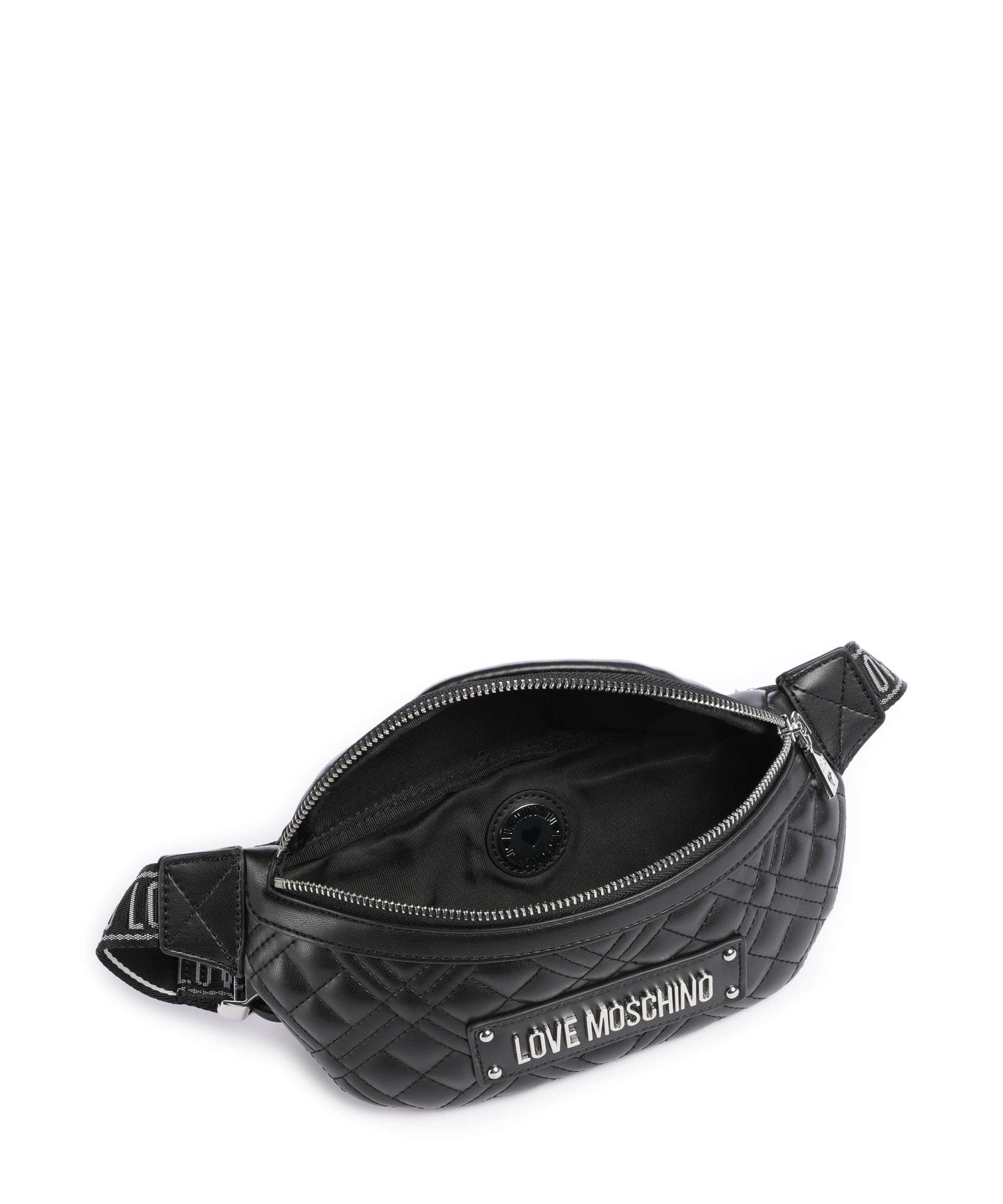 Love Moschino Quilted Belt bag black - Image 5