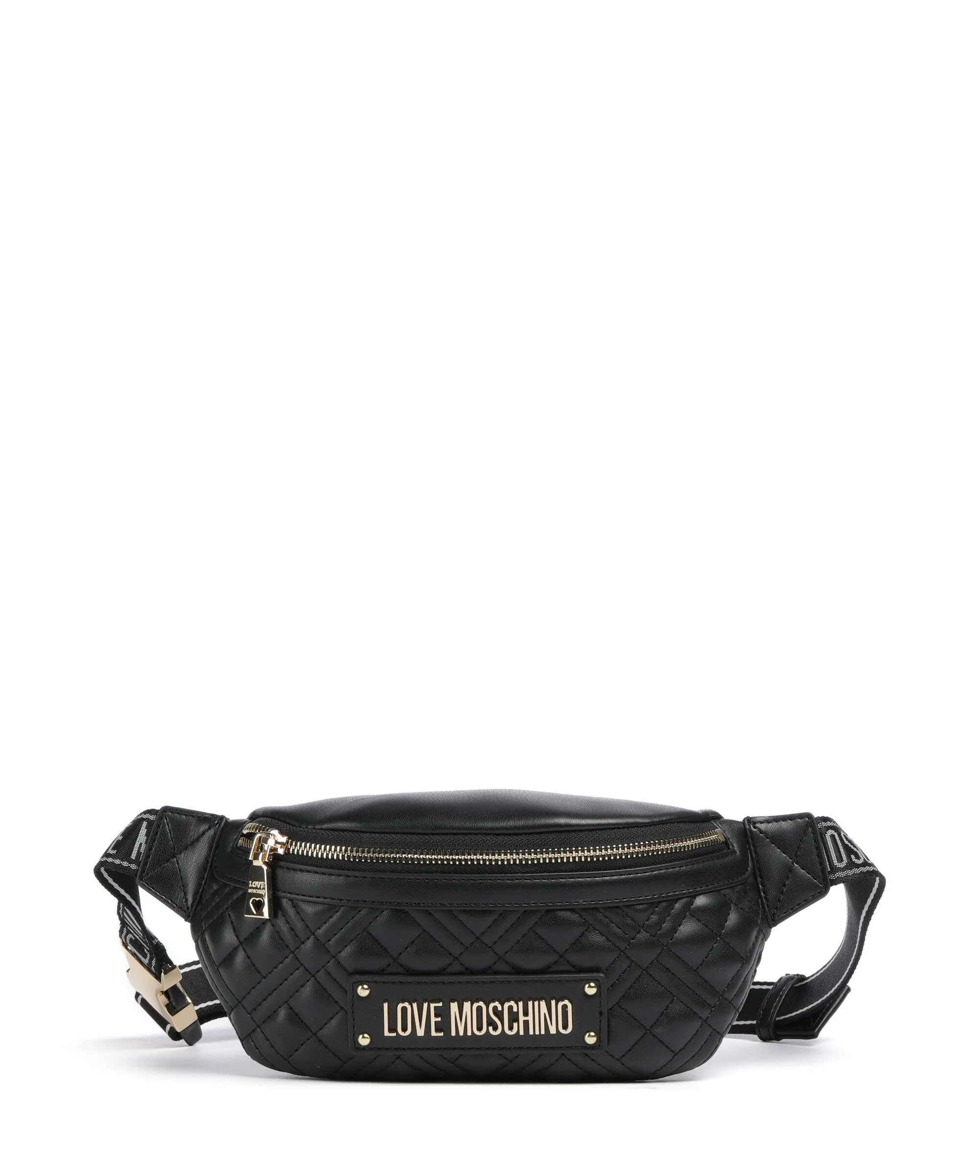 Love Moschino Quilted Belt bag nero