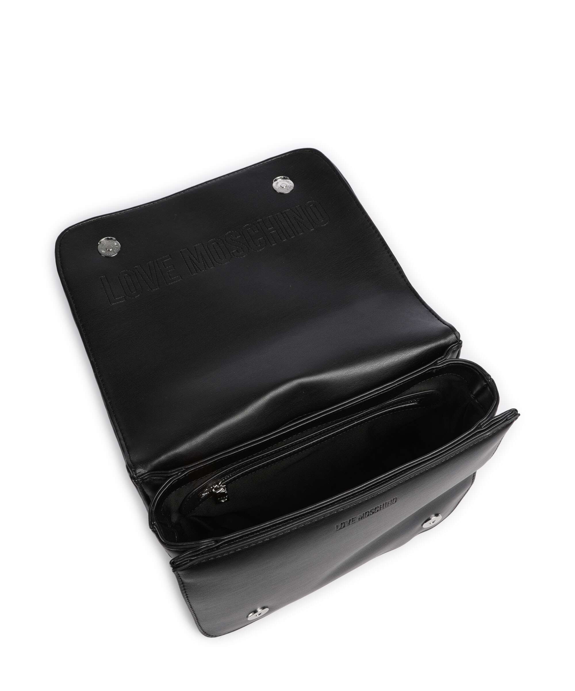 Love Moschino Quilted Laminated Shoulder bag nero - Image 7