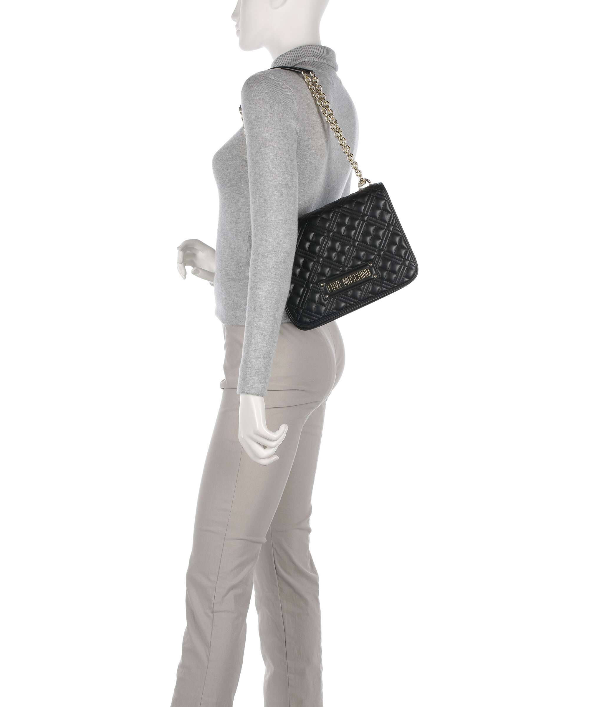 Love Moschino Quilted Shoulder bag nero - Image 4