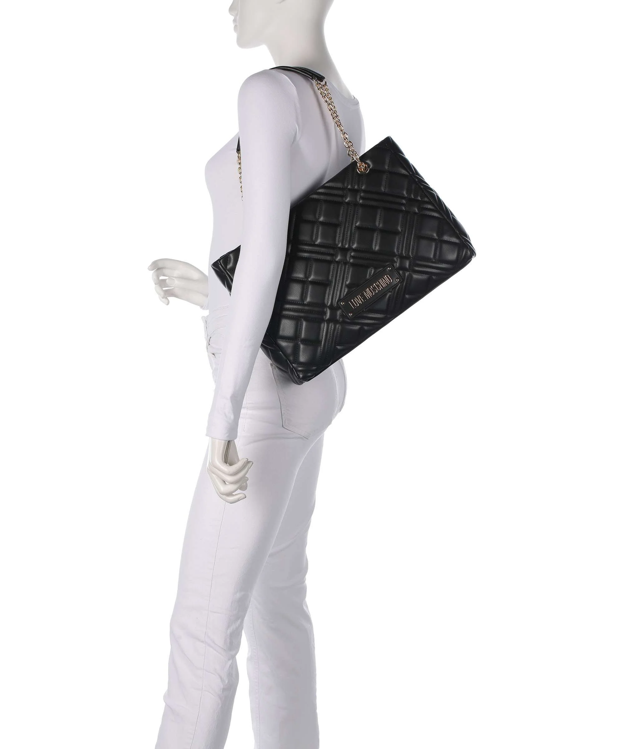 Love Moschino Quilted Tote bag black - Image 3