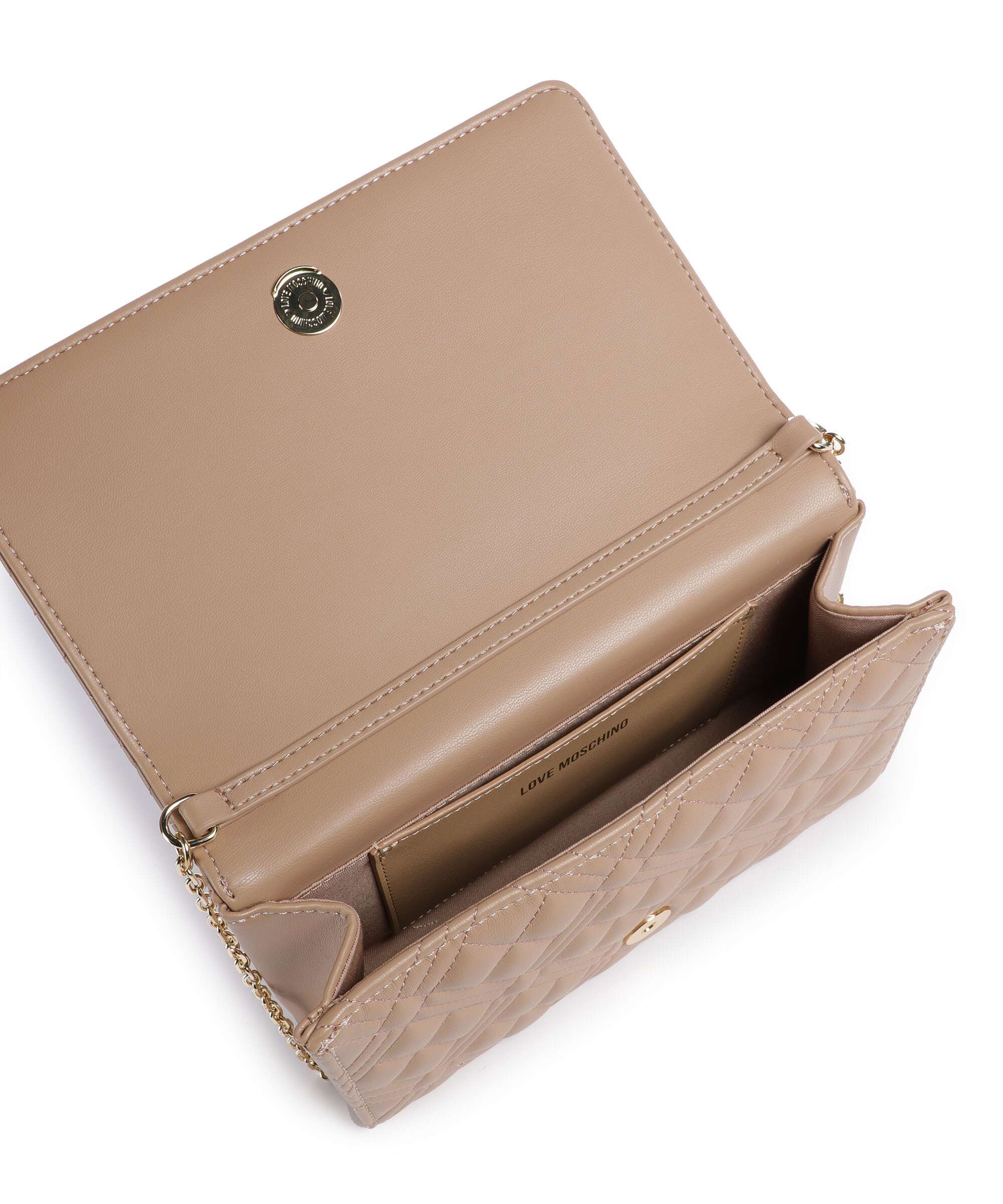 Love Moschino Smart Daily Crossbody bag beige - Image 6