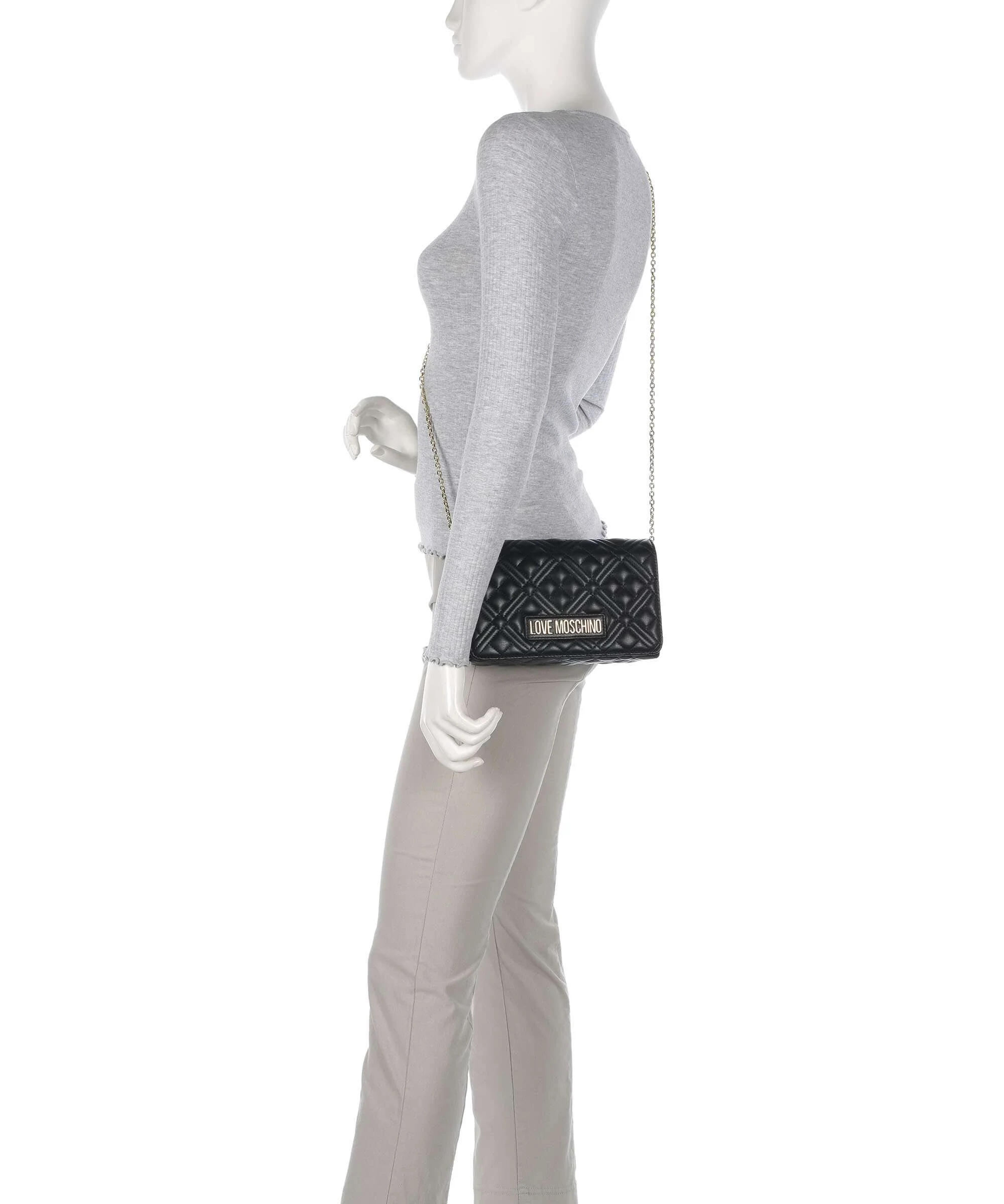 Love Moschino Smart Daily Crossbody bag nero - Image 3