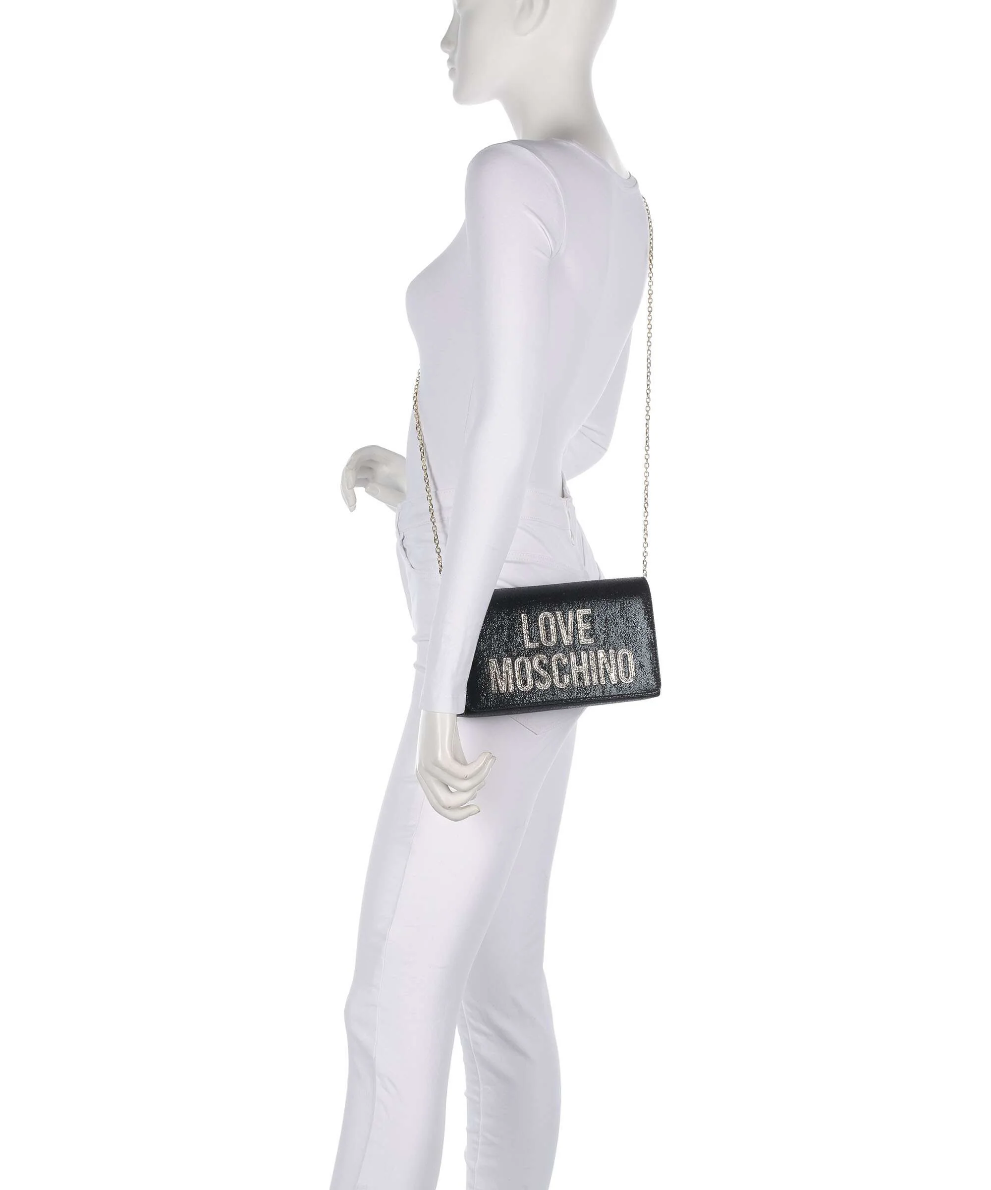 Love Moschino Smart Daily Crossbody bag black - Image 3