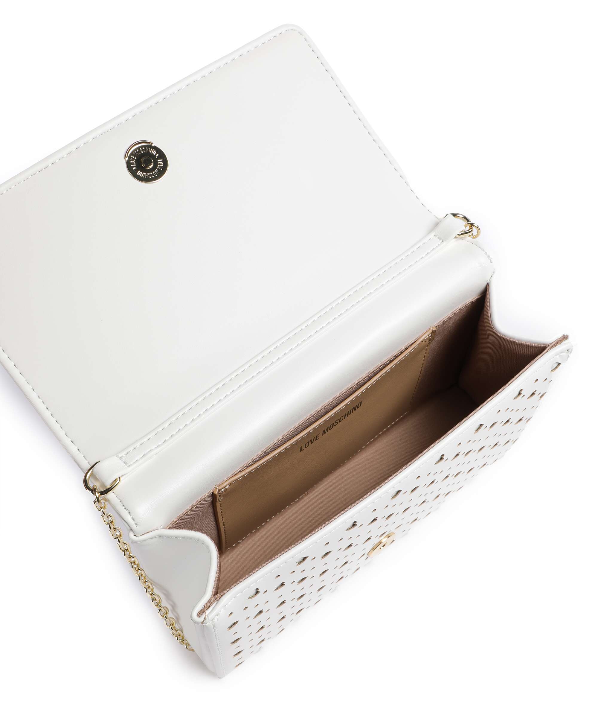 Love Moschino Smart Daily Crossbody bag white - Image 6
