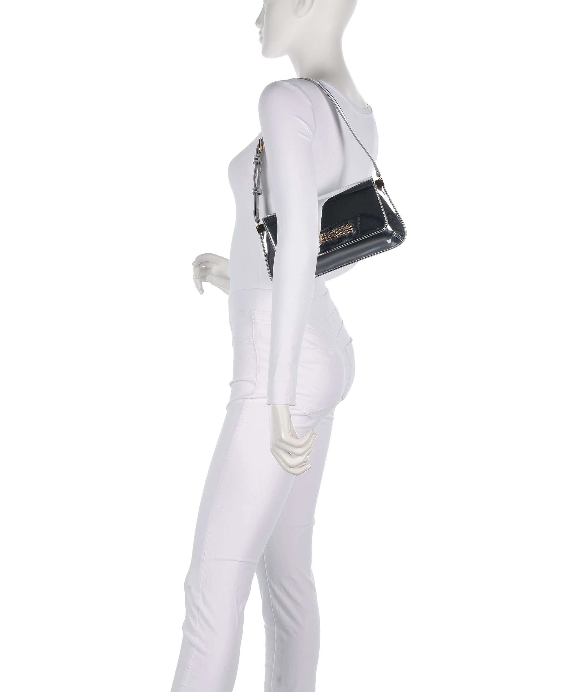 Love Moschino Smart Daily Shoulder bag silver - Image 3