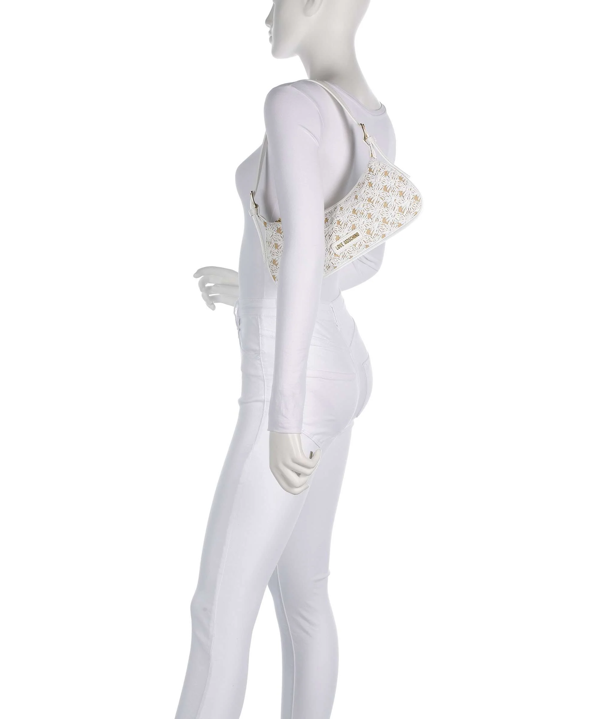Love Moschino Smart Daily Shoulder bag white/white - Image 3