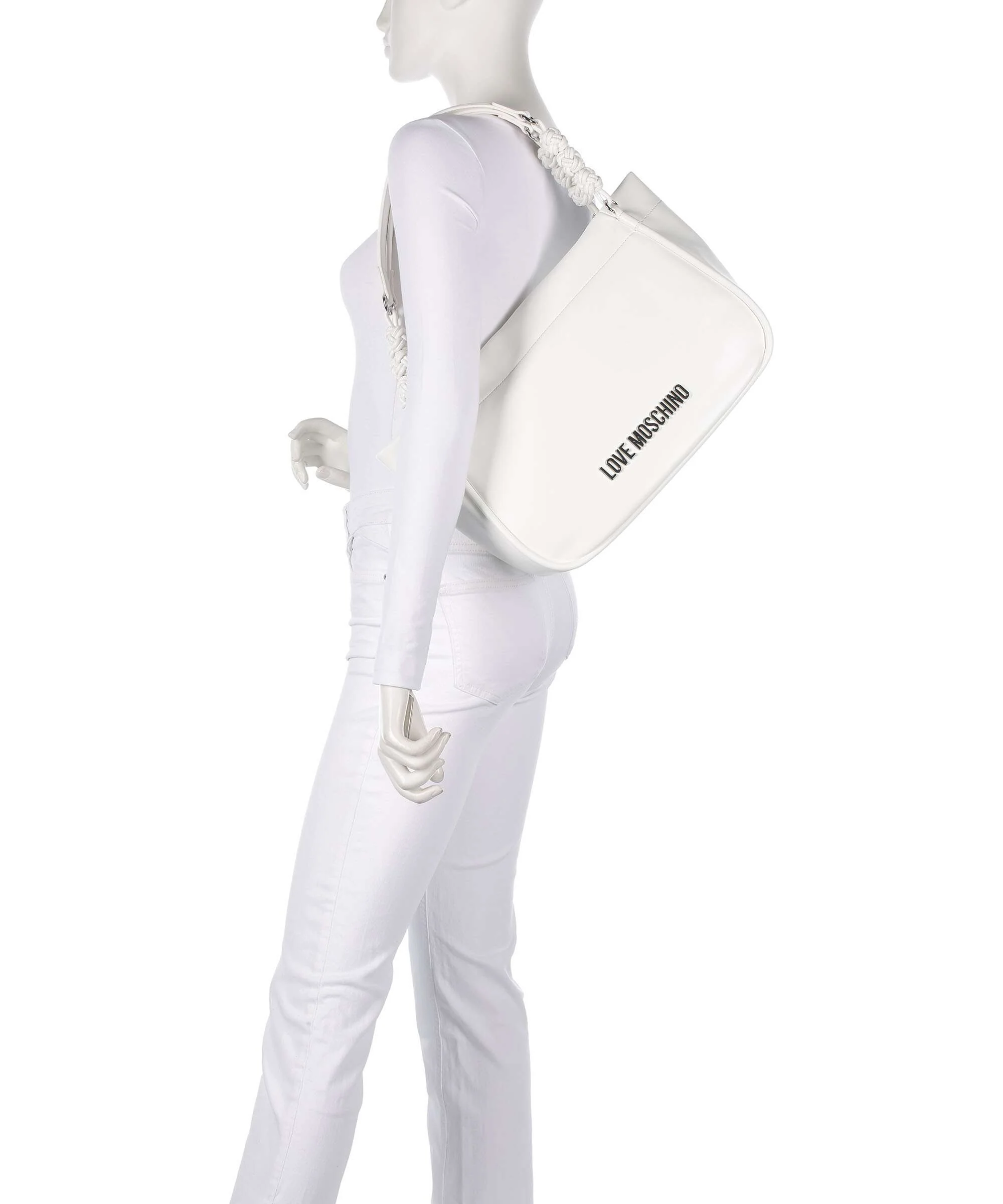 Love Moschino Tender Tote bag bianco - Image 3