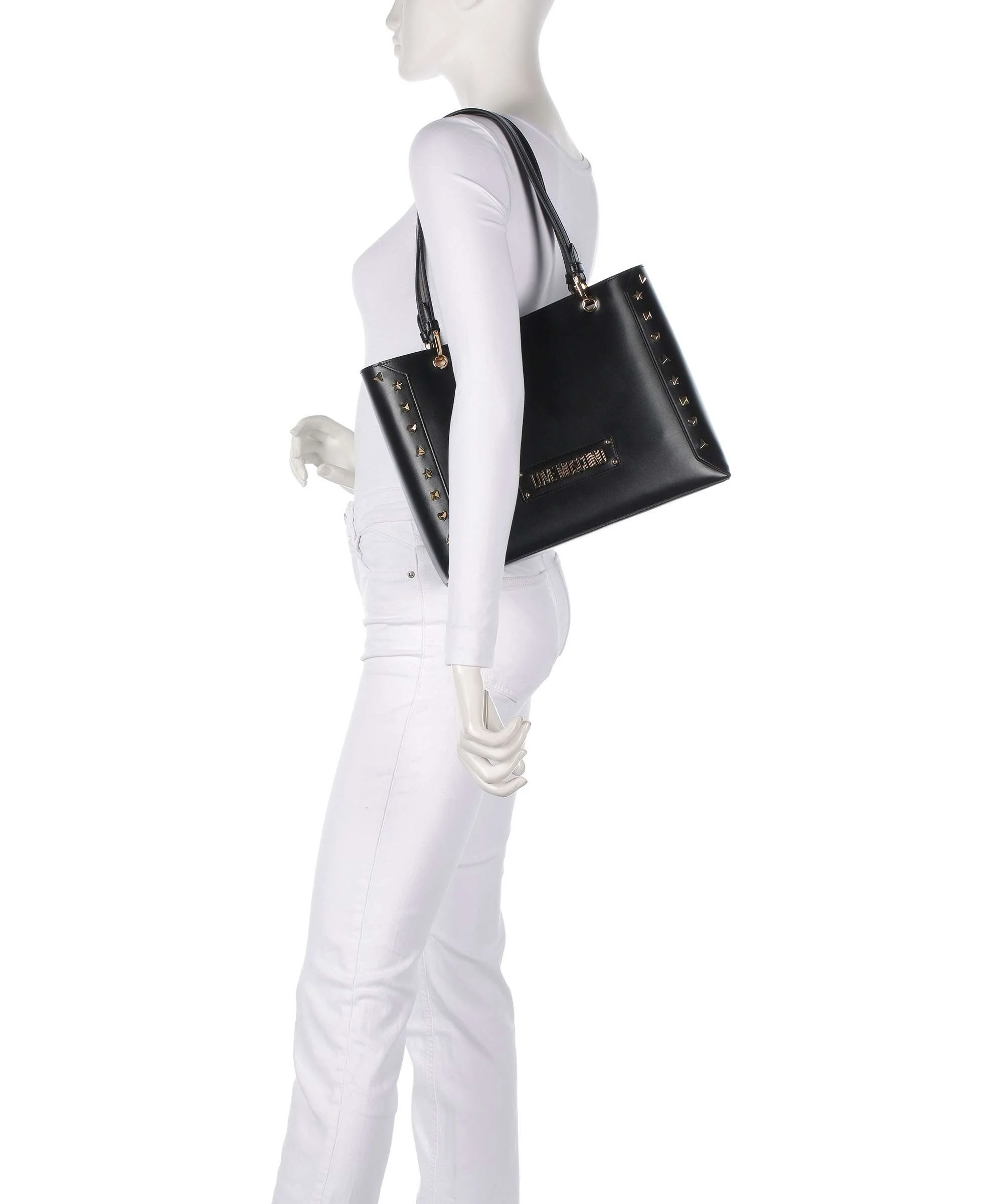 Love Moschino Timeless Tote bag nero - Image 3
