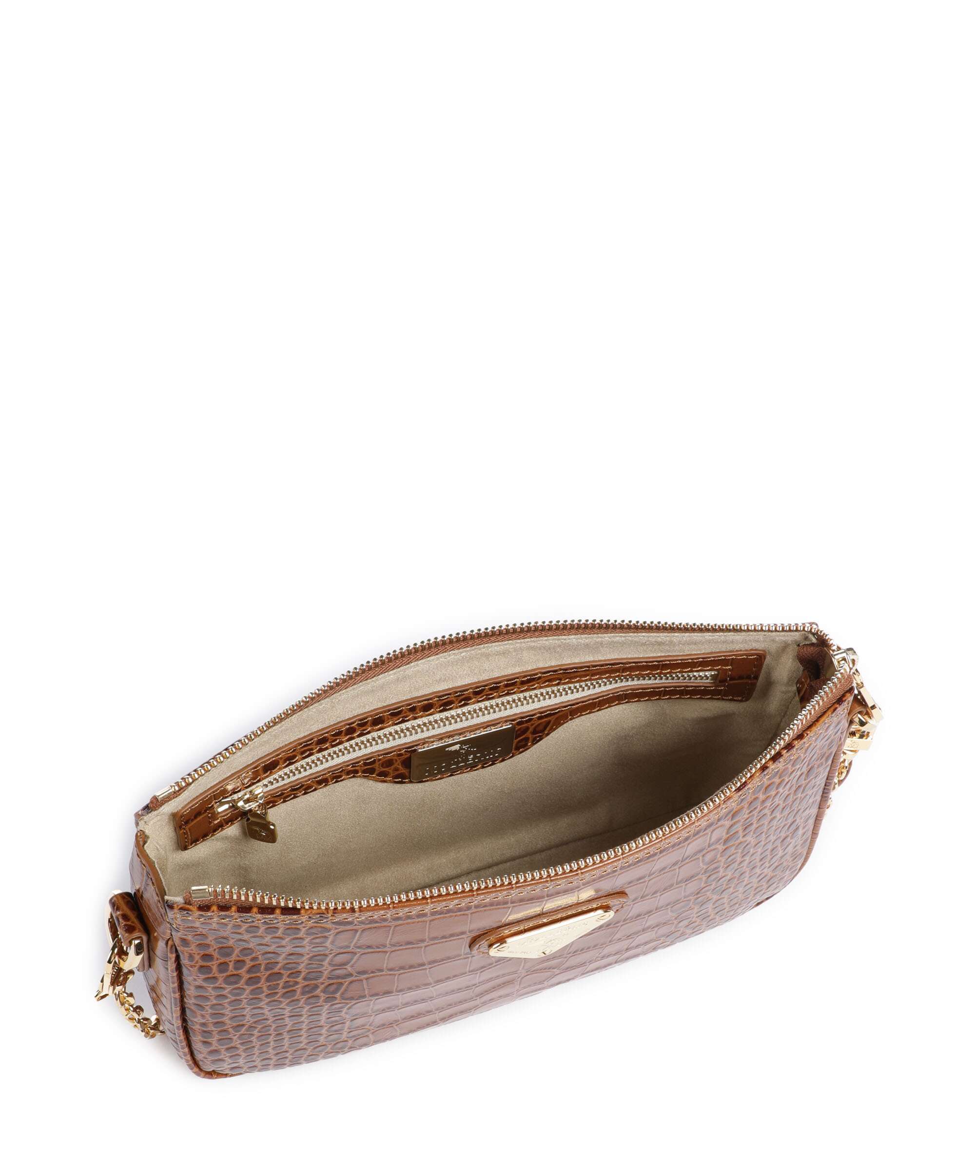 Maison Mollerus Croco Zell Shoulder bag honey braun - Image 6