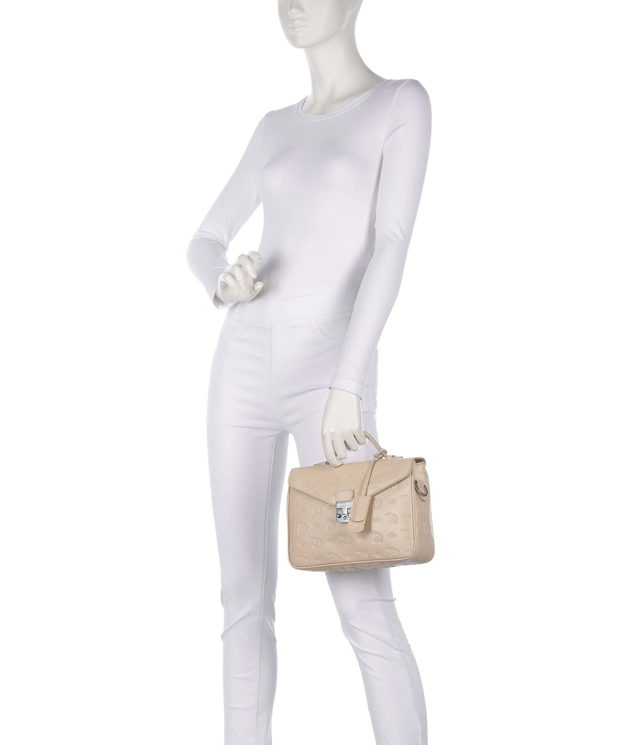 Maison Mollerus Stampato Marly Crossbody bag vanilla beige - Image 3