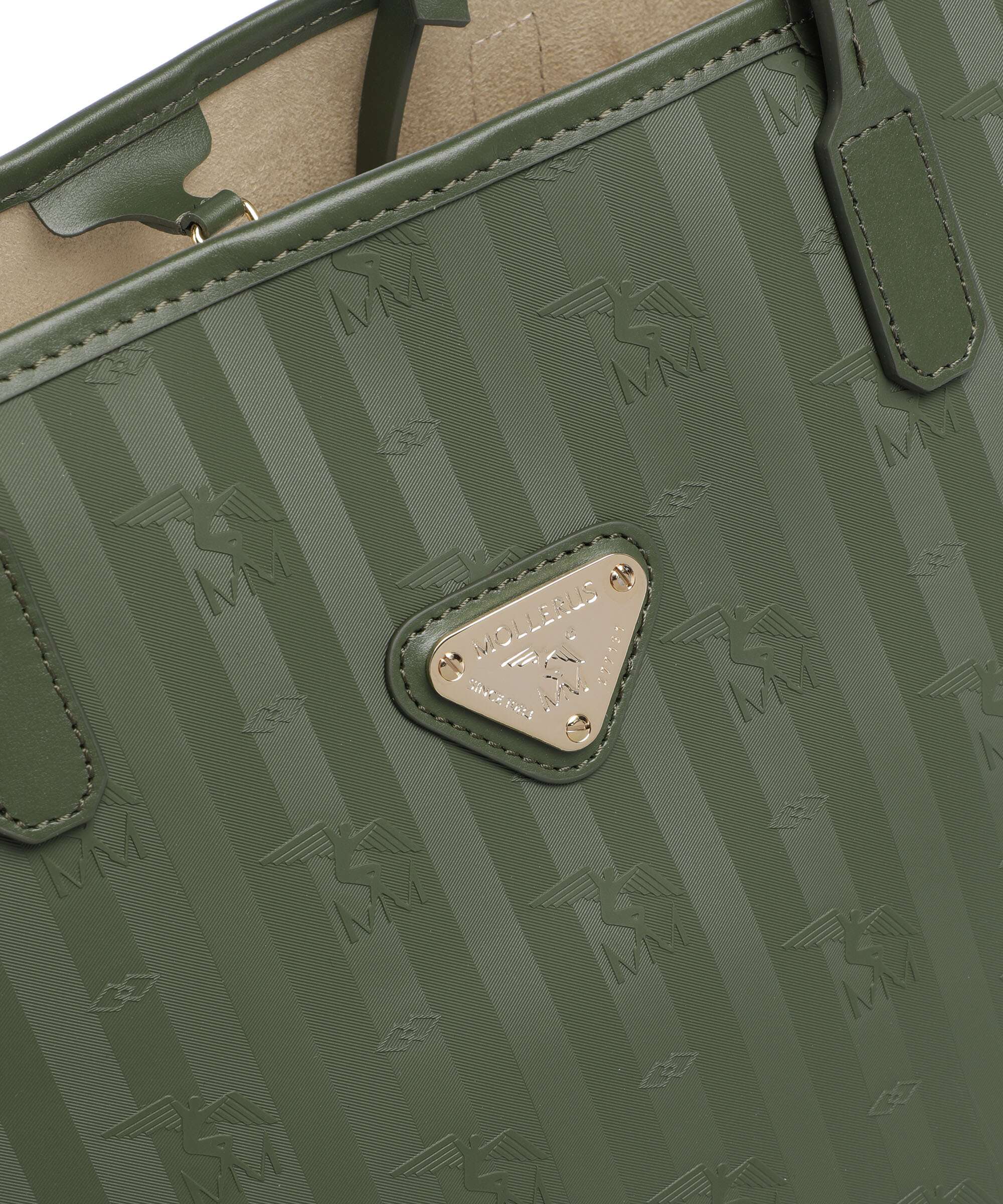 Maison Mollerus Vinerus Bern Tote bag olive grün - Image 7