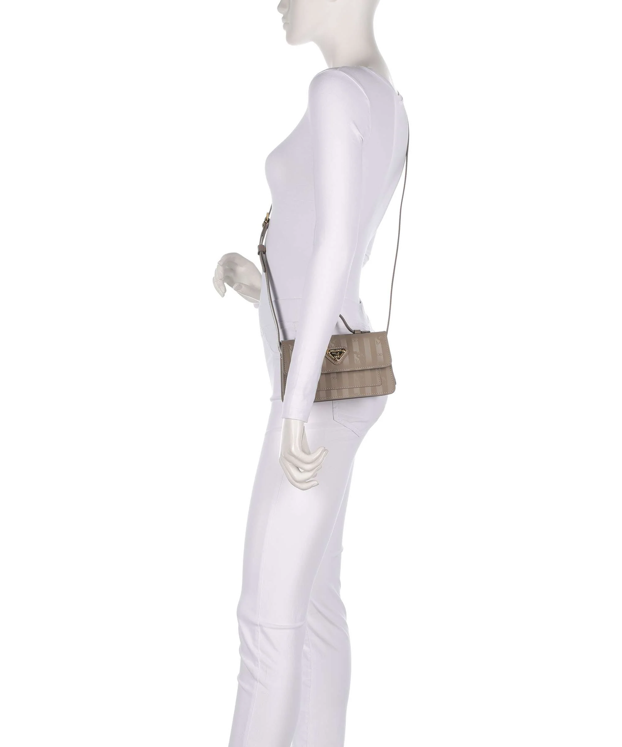 Maison Mollerus Vinerus Egg Crossbody bag taupe grau - Image 3