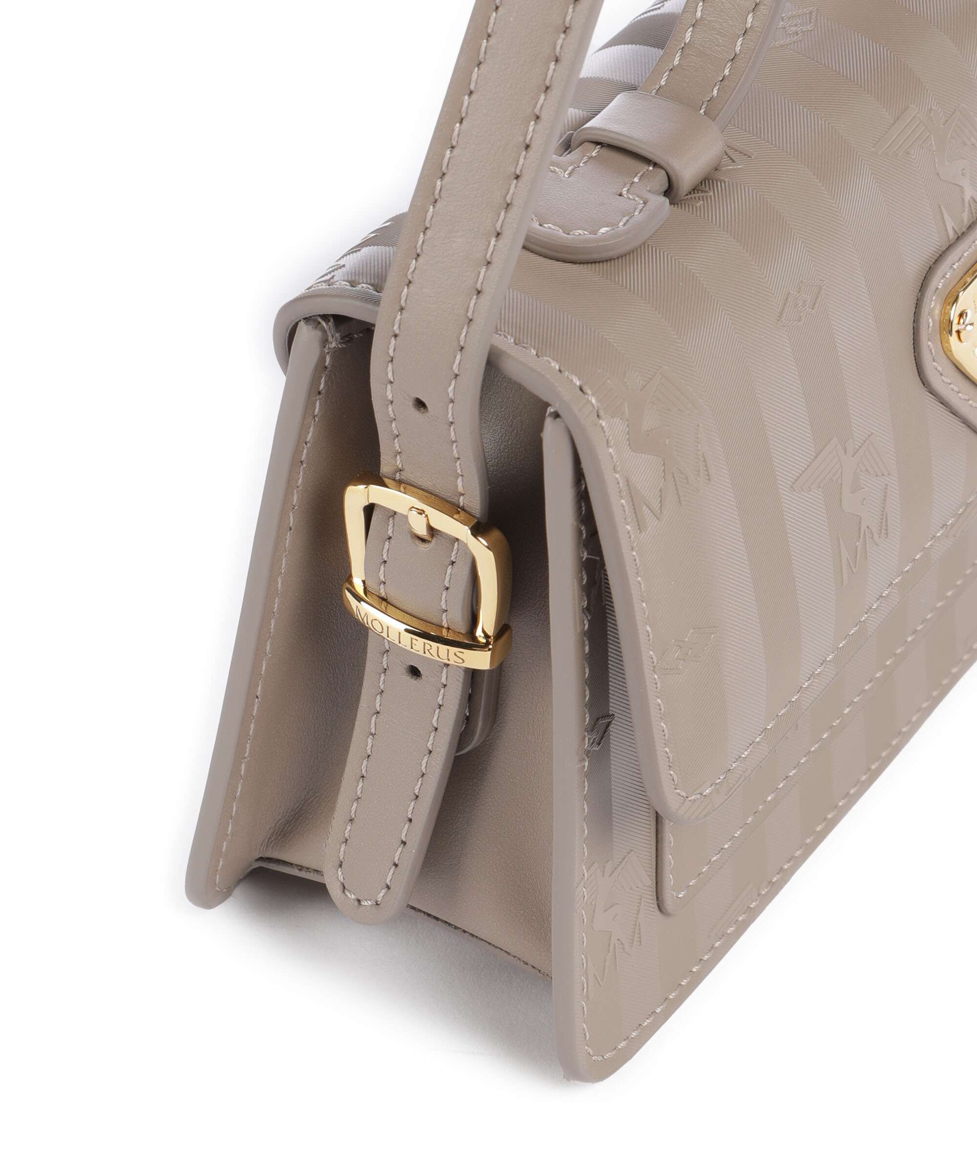 Maison Mollerus Vinerus Egg Crossbody bag taupe grau - Image 4