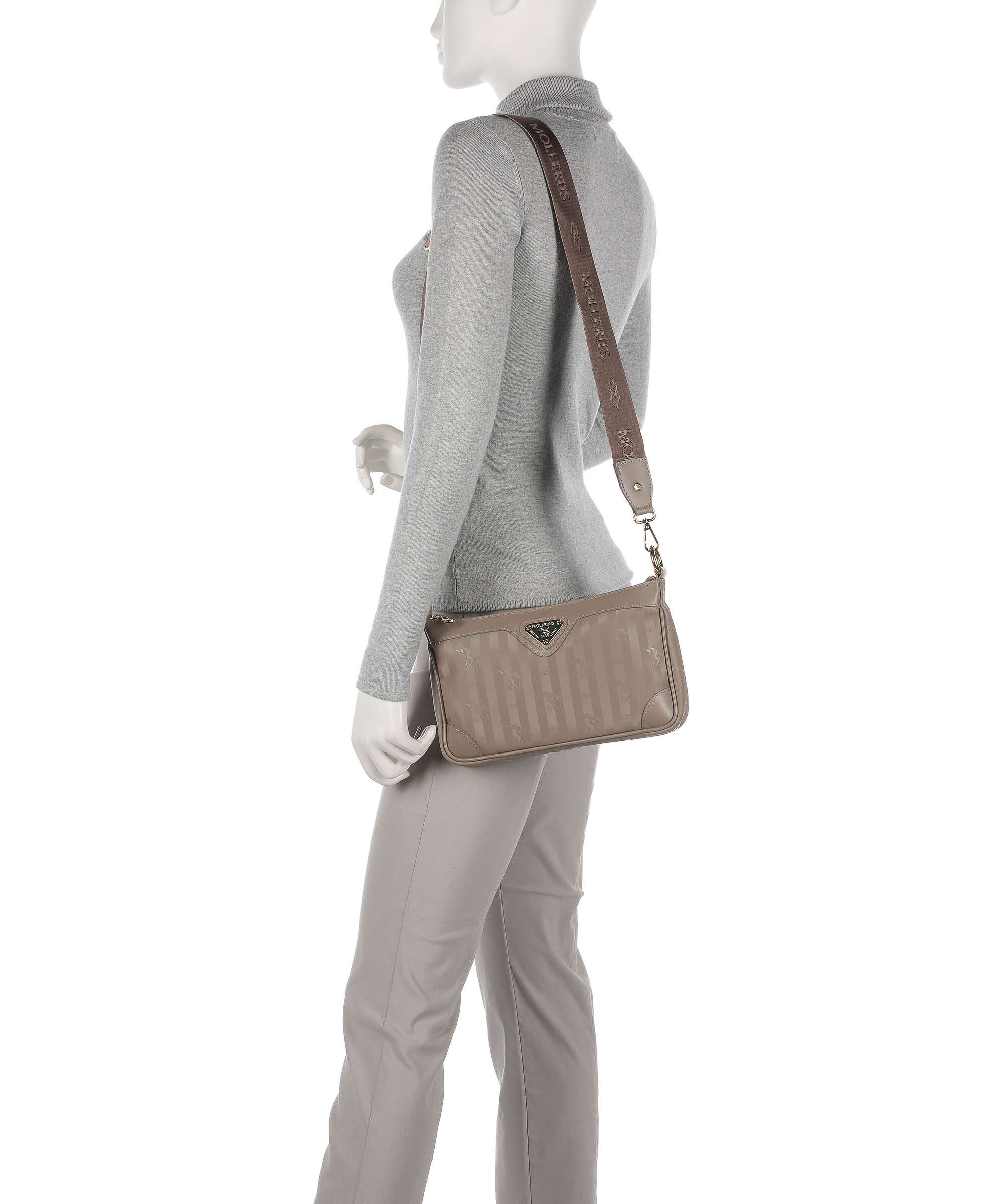 Maison Mollerus Vinerus Flums Crossbody bag taupe/grau - Image 3