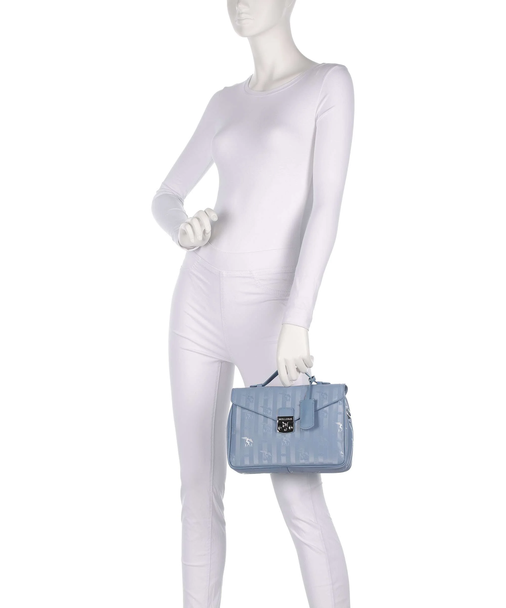 Maison Mollerus Vinerus Marly Crossbody bag metallic silber/sky - Image 3