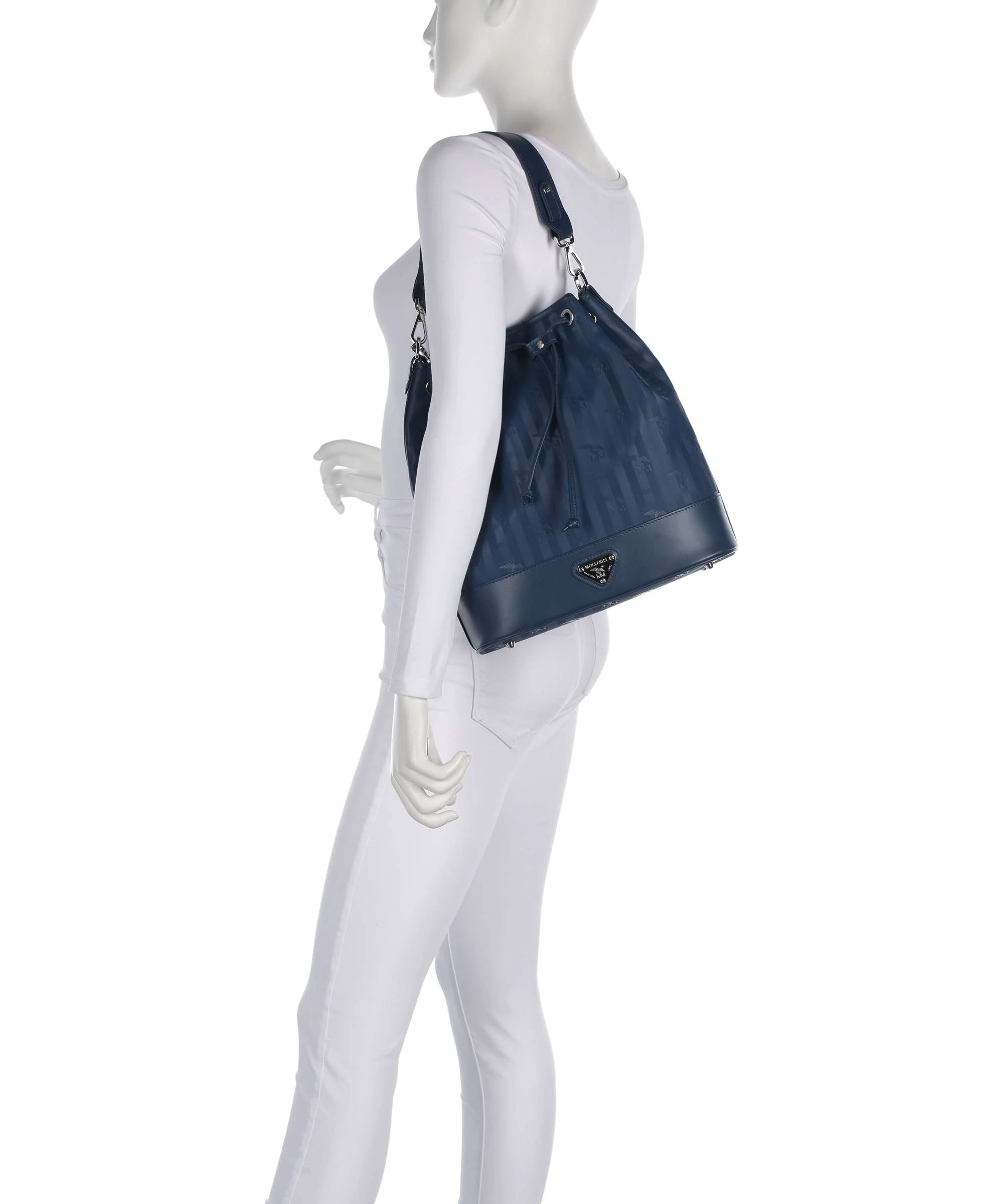 Maison Mollerus Vinerus Niesen Bucket bag deep blau - Image 3