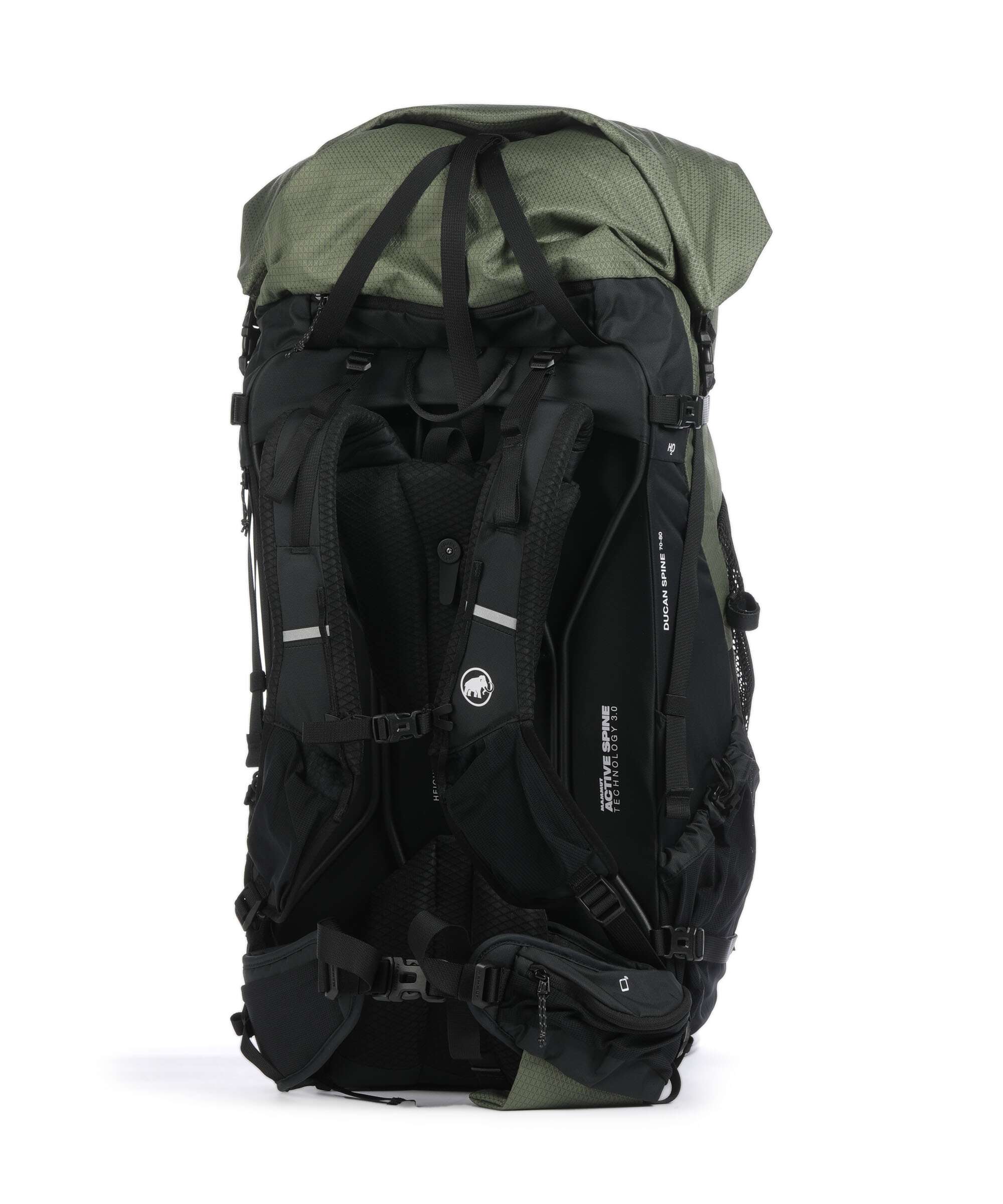 Mammut Ducan Spine 70-80 Trekking backpack marsh/black - Image 2