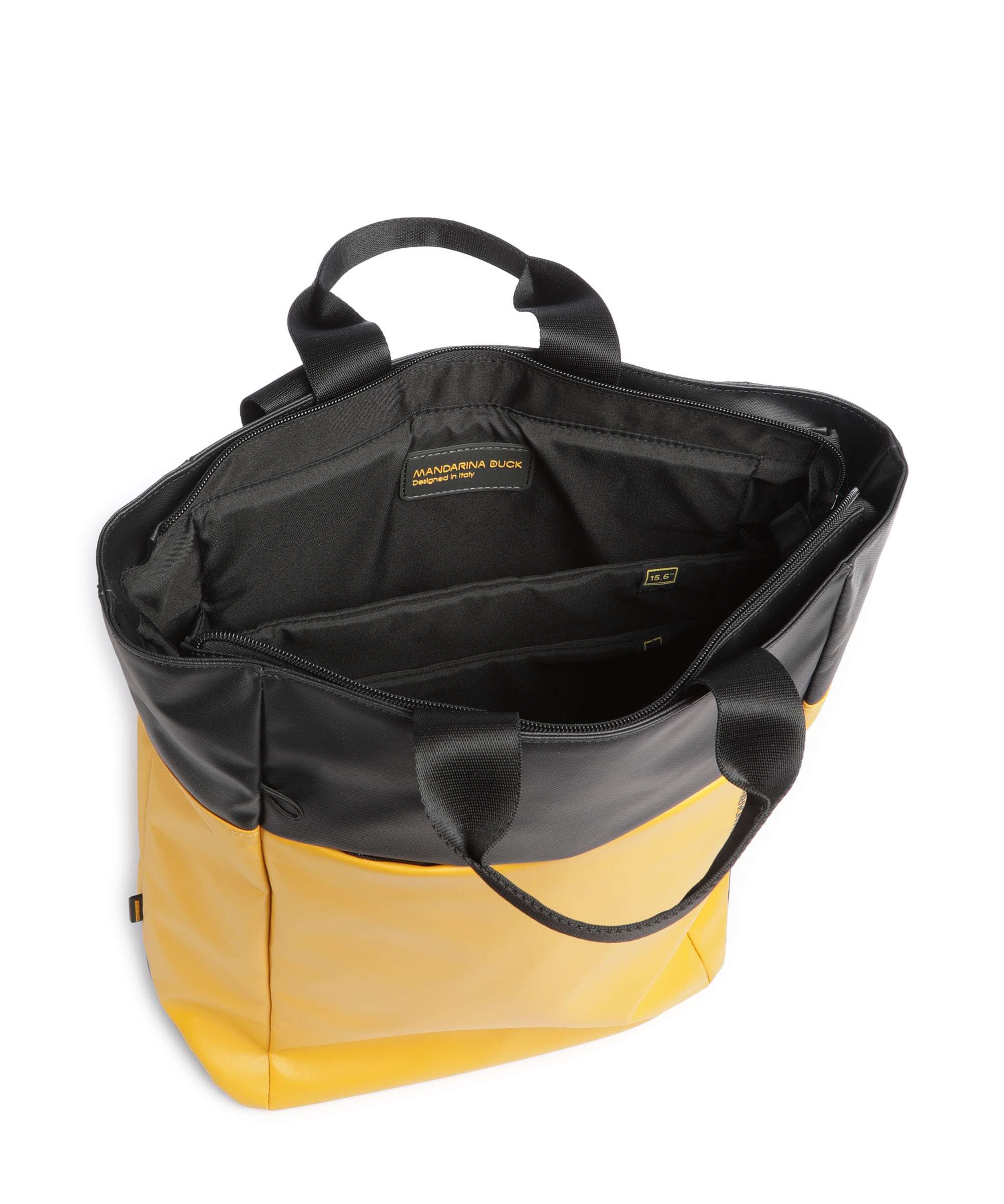 Mandarina Duck Eco Coated Backpack duck yellow - Image 6