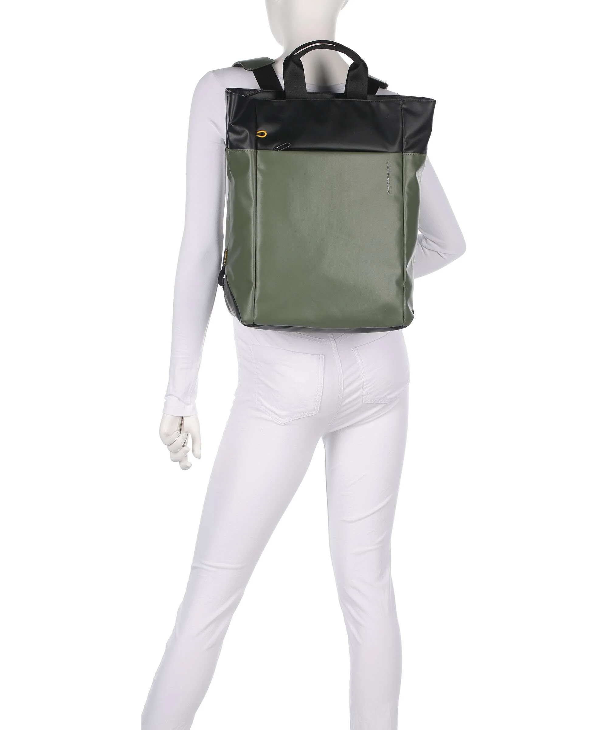 Mandarina Duck Eco Coated Backpack pine green - Image 3