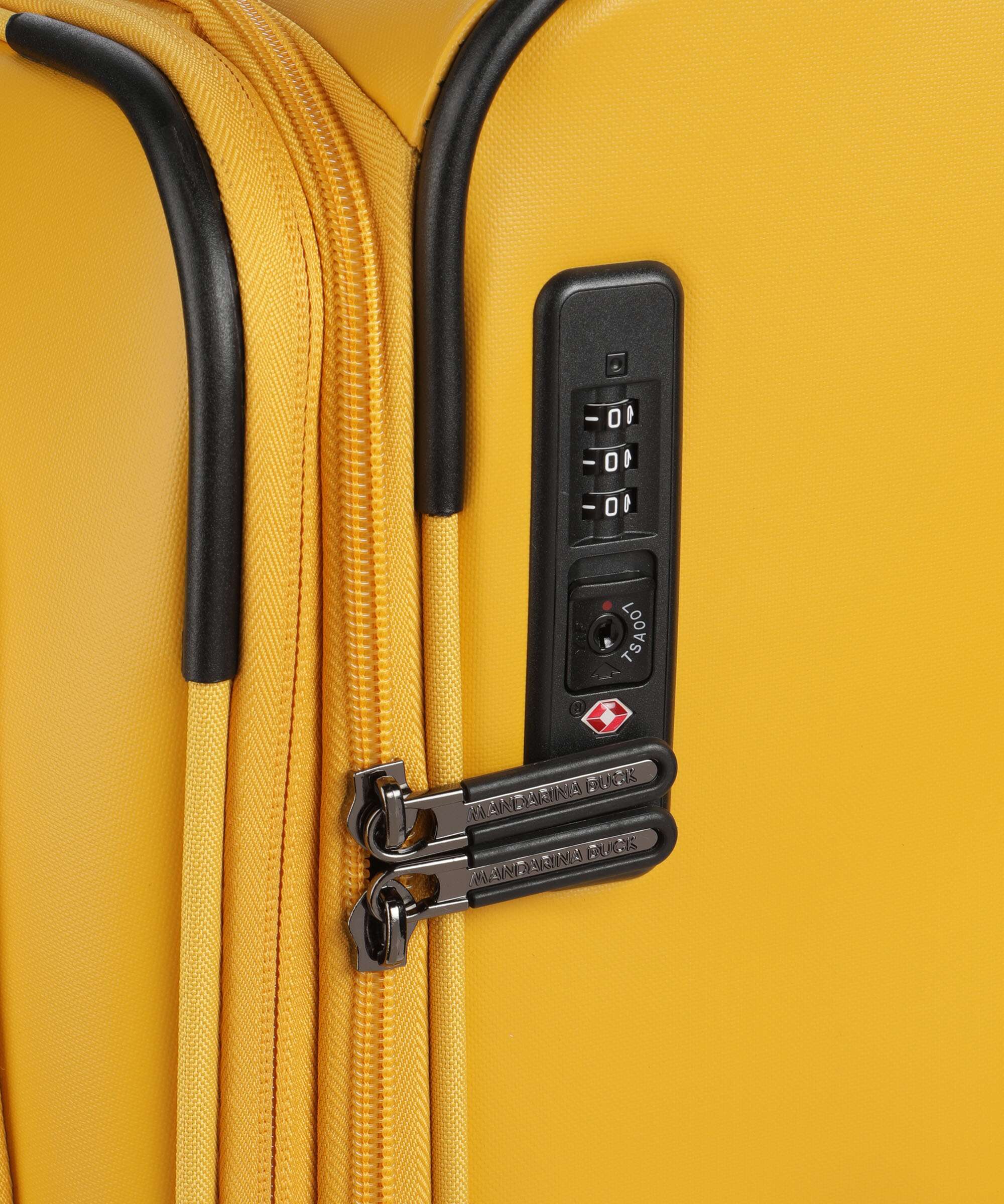 Mandarina Duck Eco Coated Spinner (4 wheels) duck yellow - Image 3