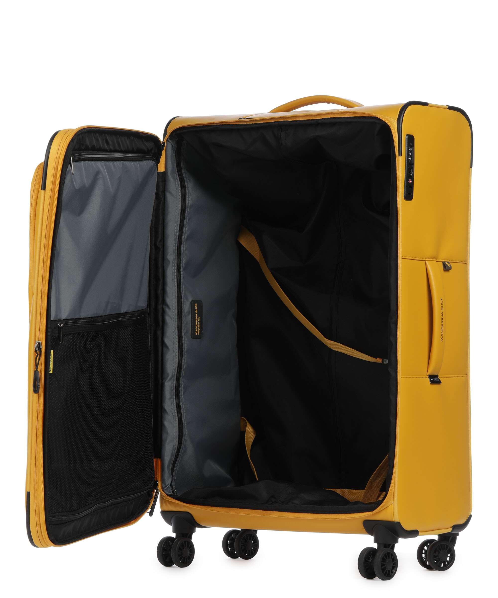 Mandarina Duck Eco Coated Spinner (4 wheels) duck yellow - Image 6