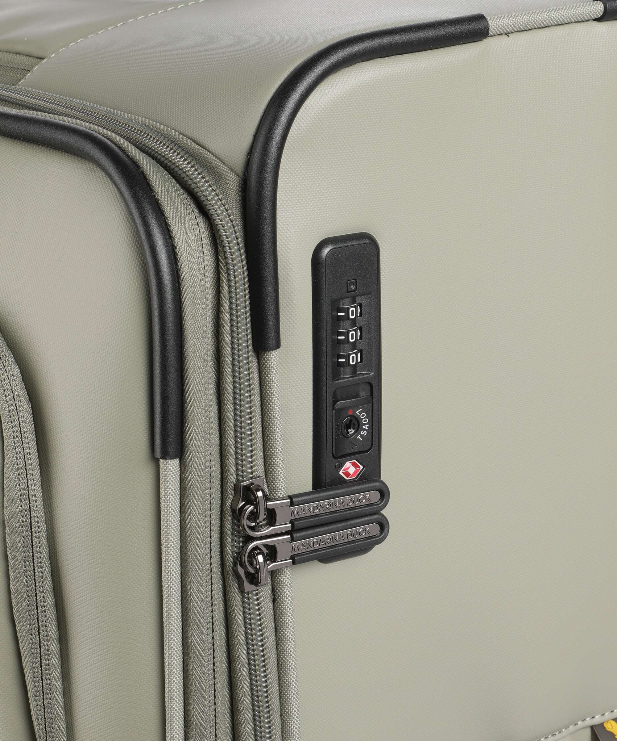 Mandarina Duck Eco Coated Spinner (4 wheels) mud - Image 3