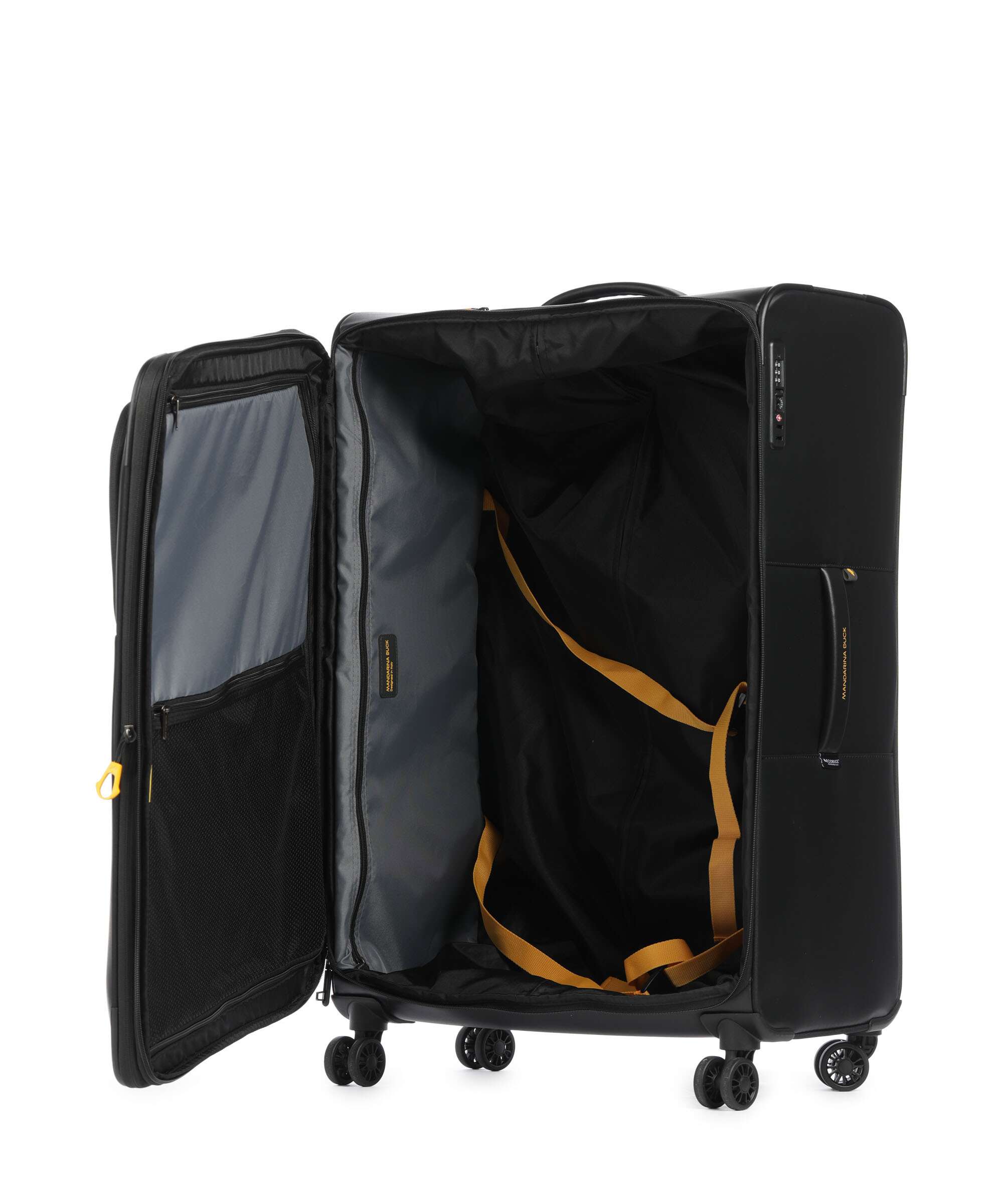 Mandarina Duck Eco Coated Spinner (4 wheels) black - Image 6