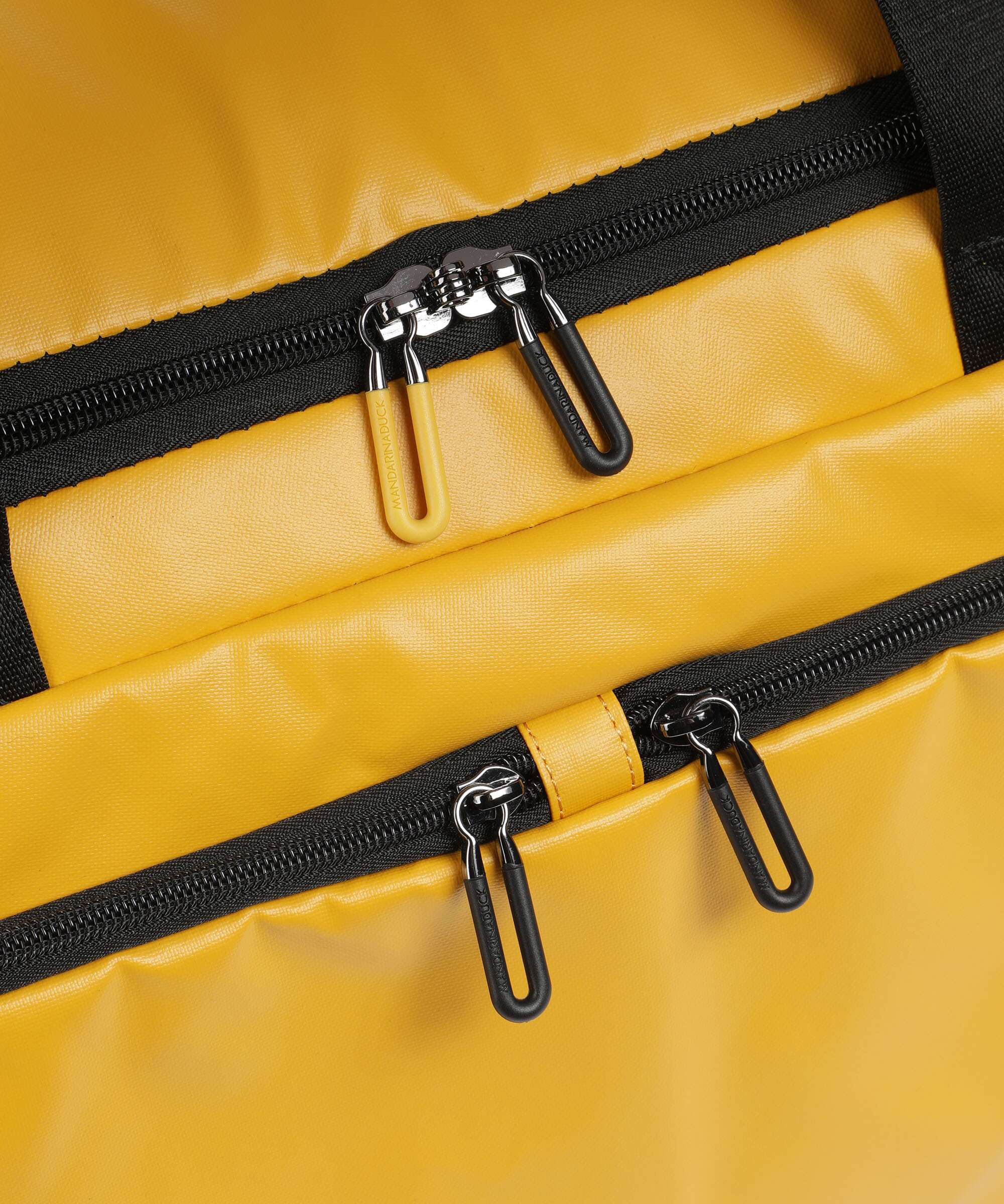 Mandarina Duck Eco Coated Travel bag duck yellow - Image 3