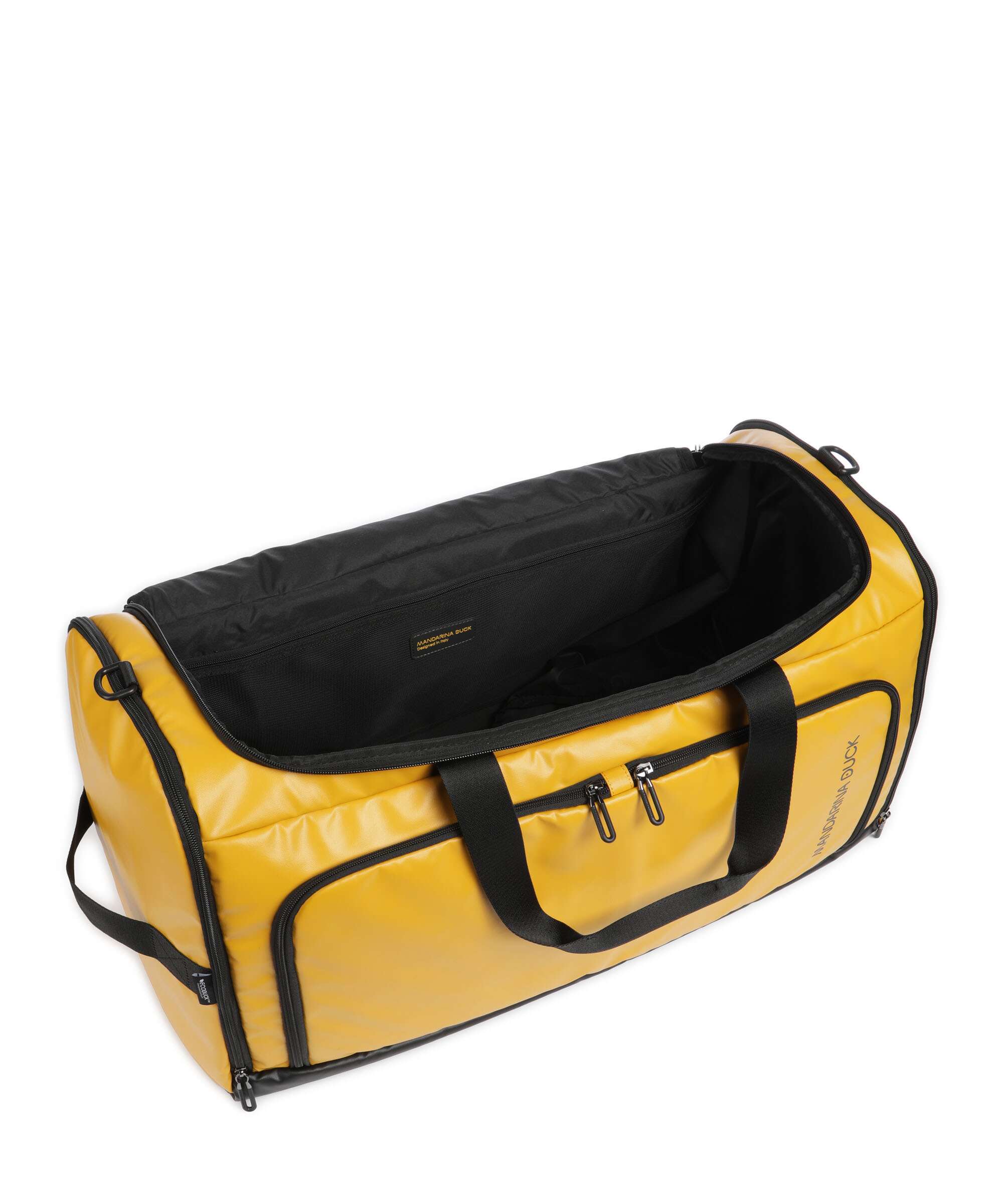 Mandarina Duck Eco Coated Travel bag duck yellow - Image 6