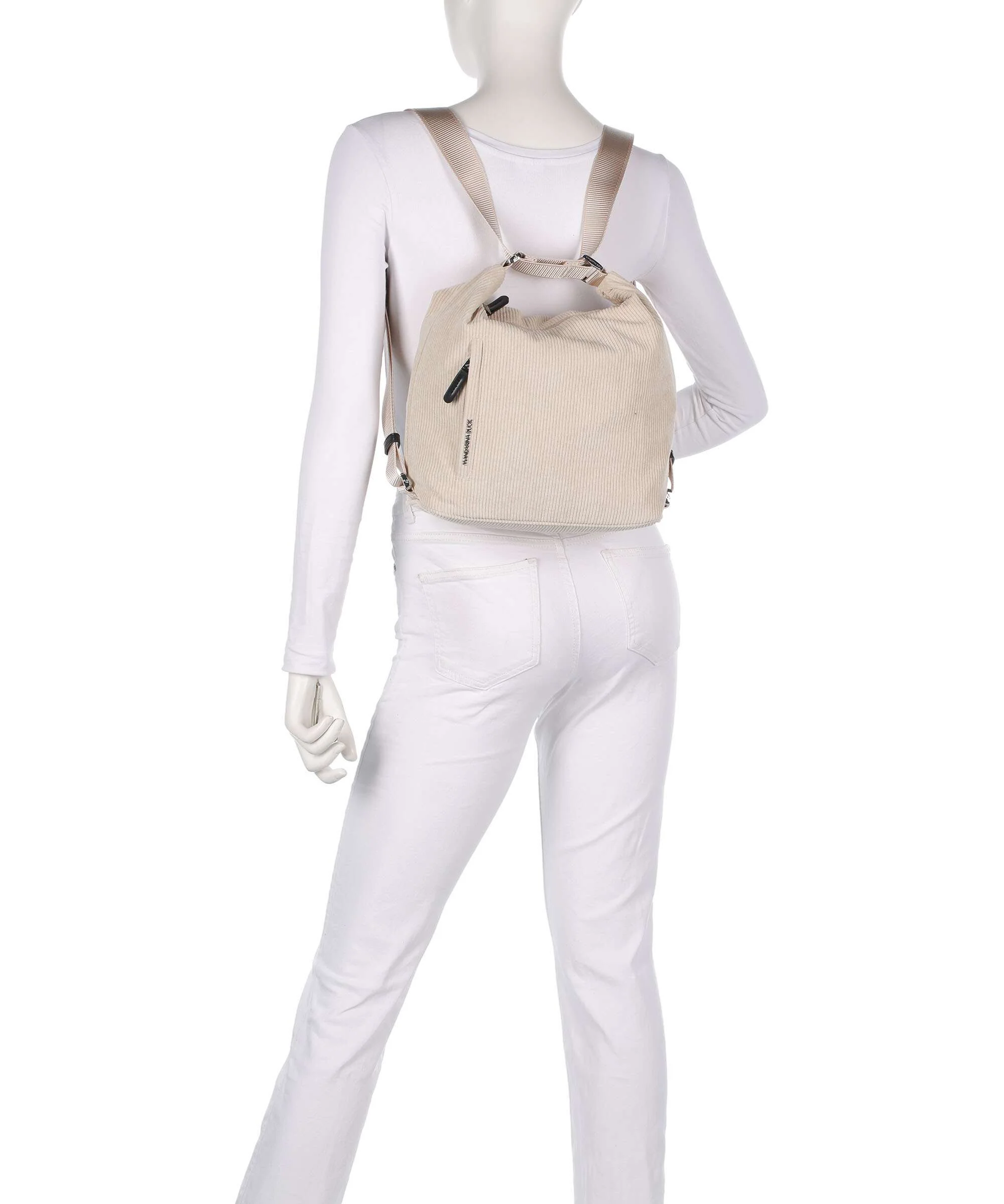 Mandarina Duck Hunter Velvet Backpack bag cashmere - Image 3