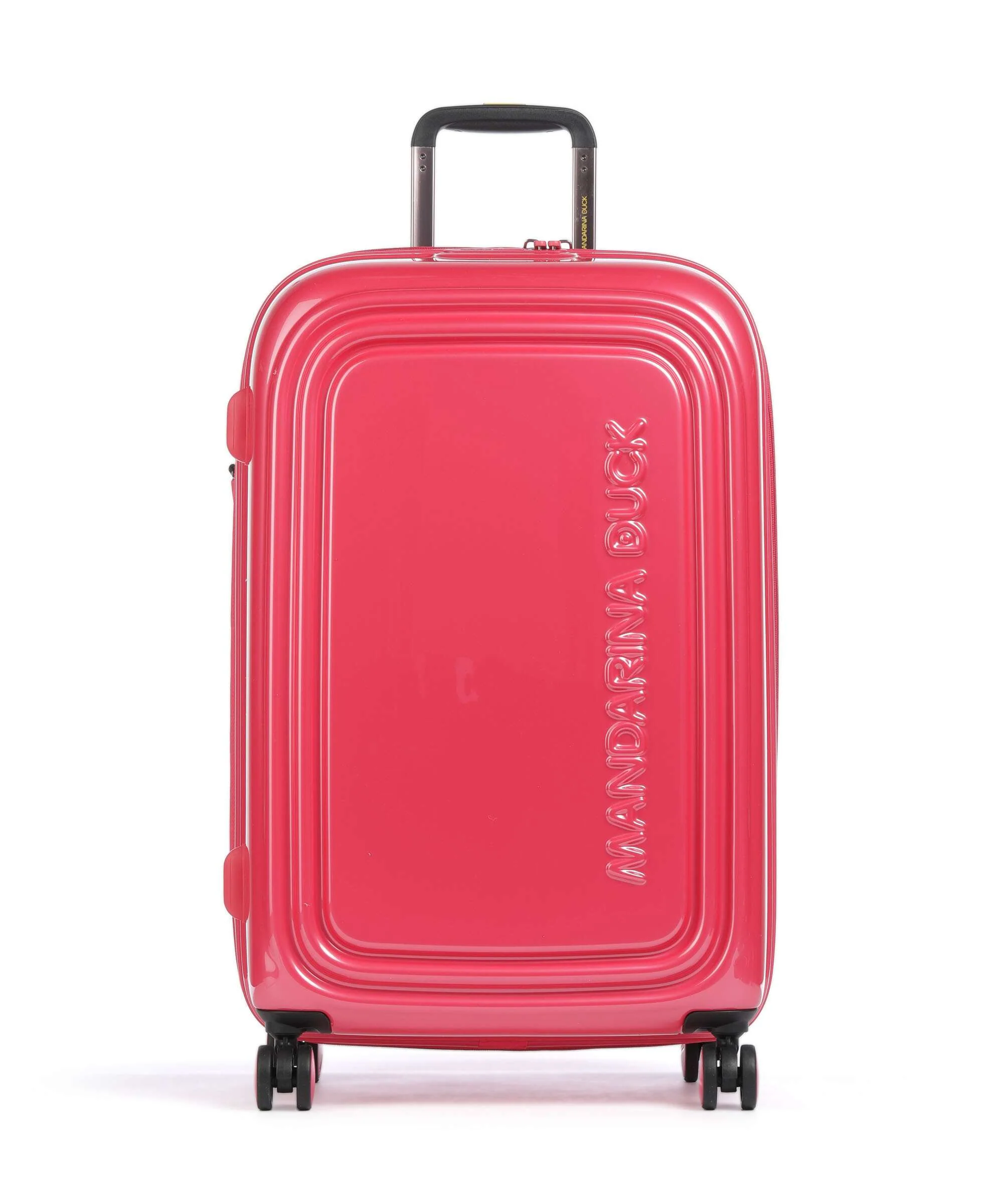 Mandarina Duck Logoduck+ Metal Spinner (4 wheels) raspberry