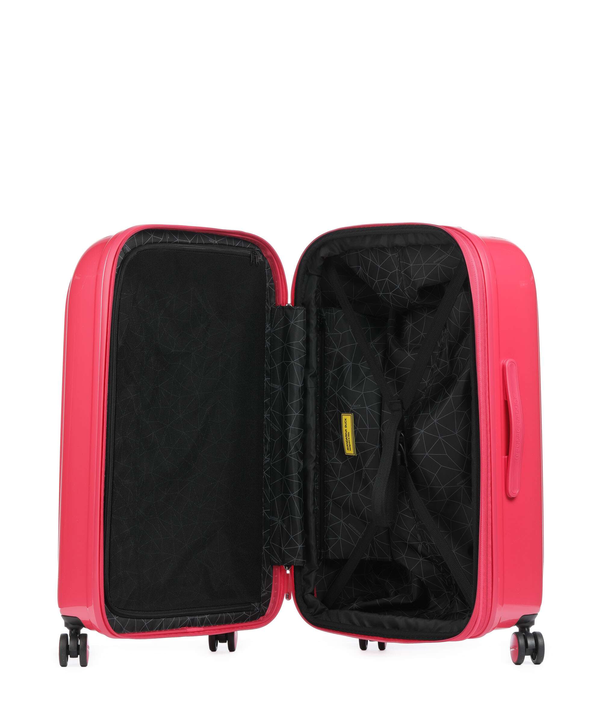 Mandarina Duck Logoduck+ Metal Spinner (4 wheels) raspberry - Image 6