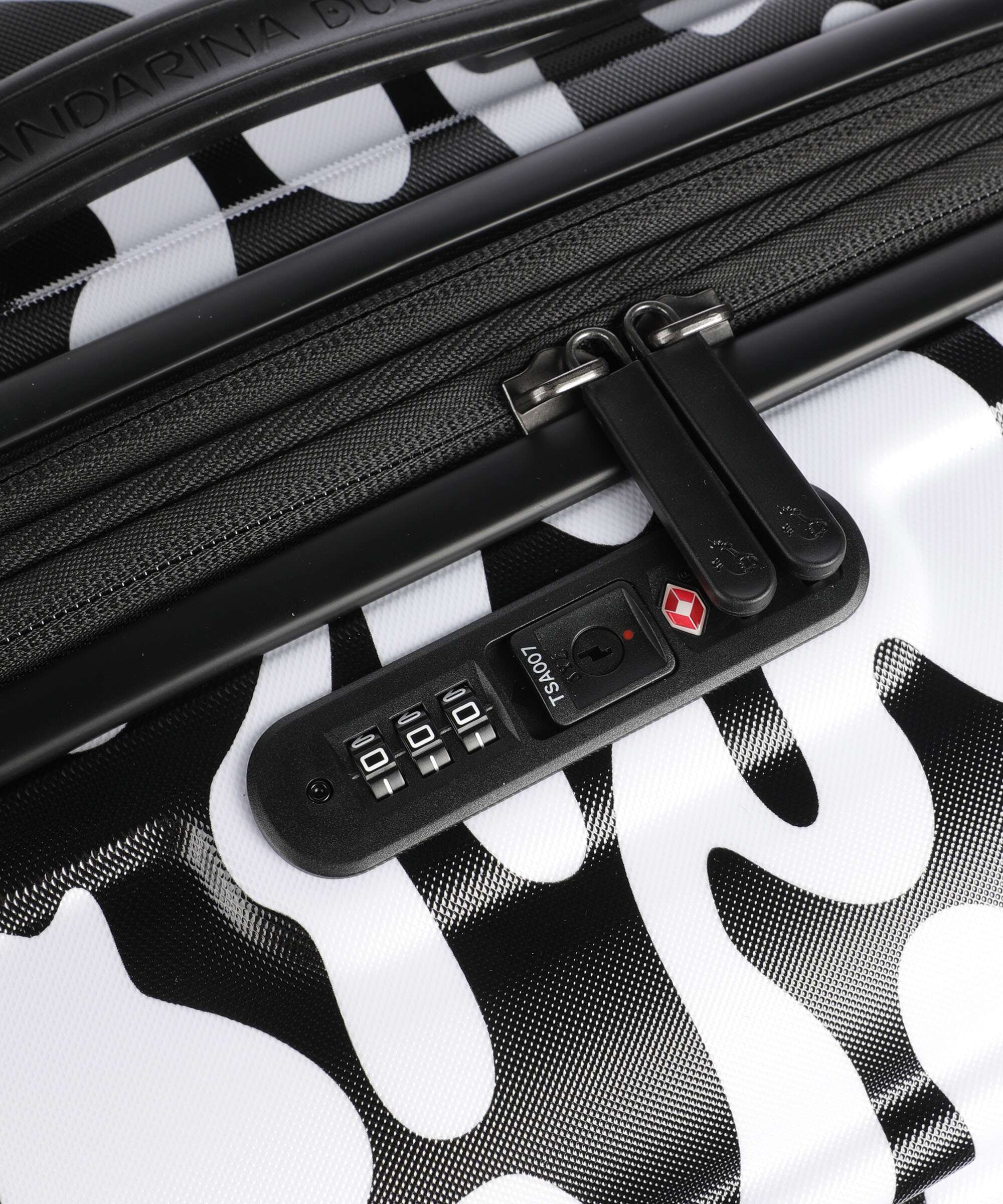 Mandarina Duck Logoduck+ Moire Spinner (4 wheels) moire - Image 3
