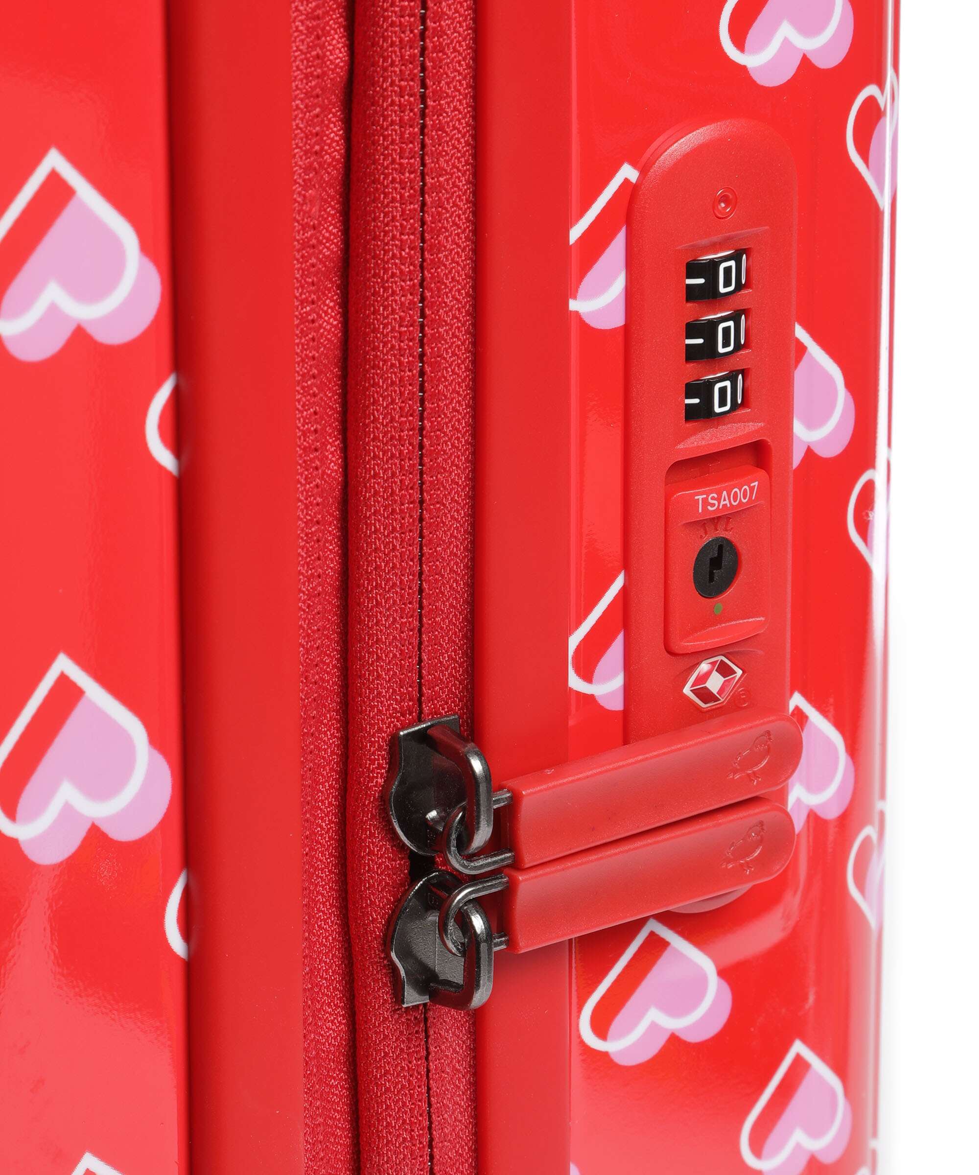 Mandarina Duck Logoduck+ Printed Spinner (4 wheels) gimme love - Image 3