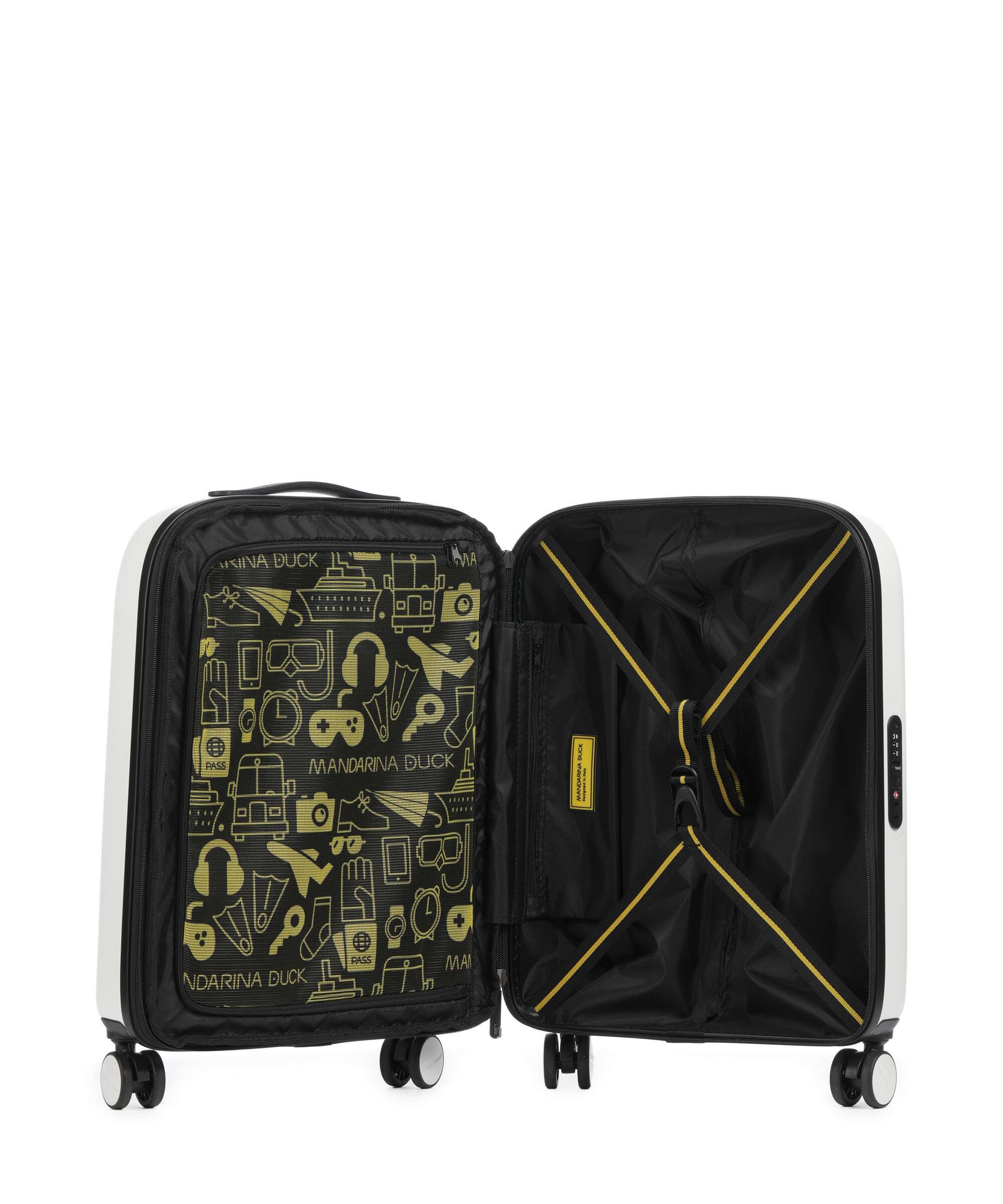 Mandarina Duck Logoduck+ Spinner (4 wheels) blanc - Image 6