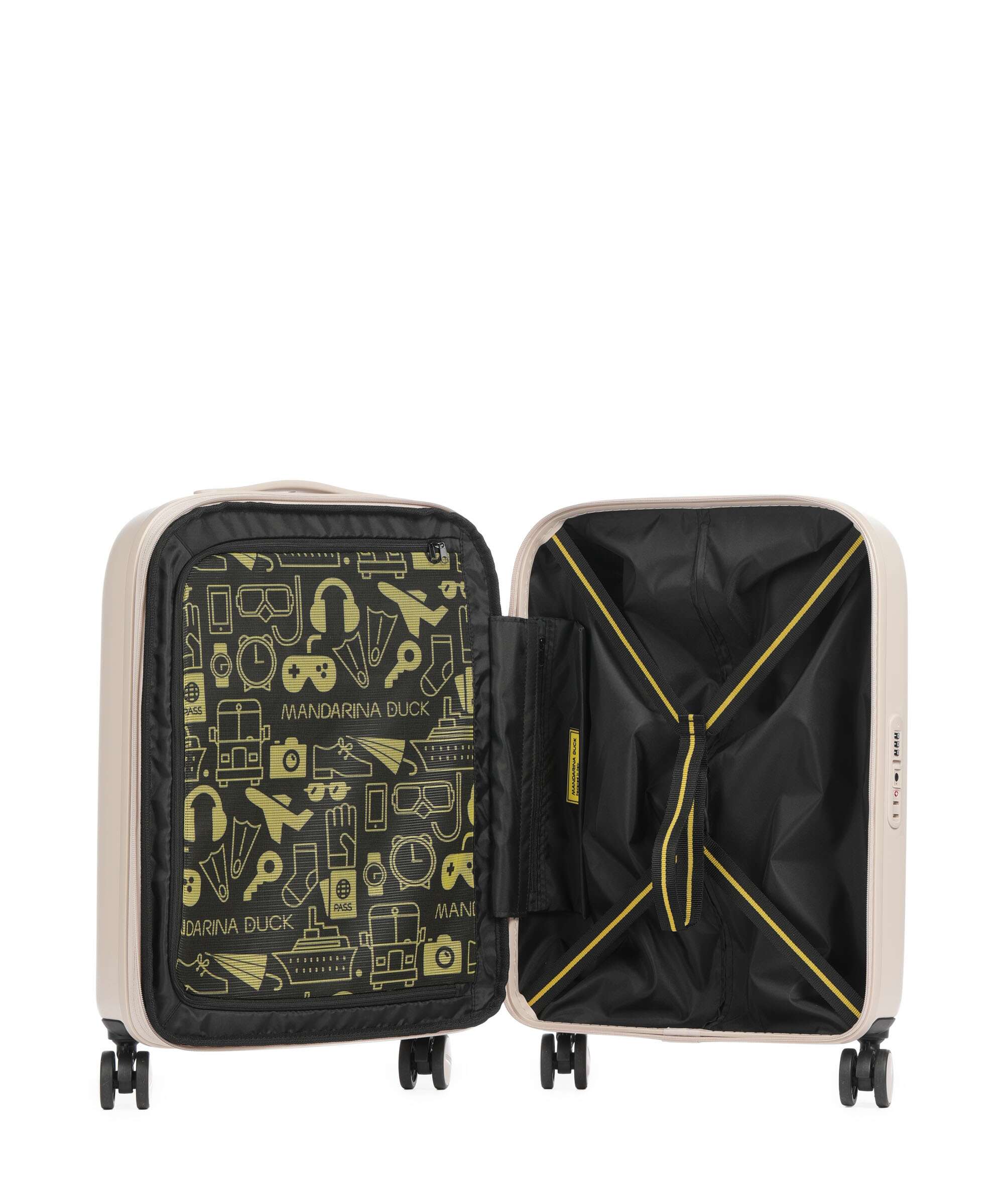 Mandarina Duck Logoduck+ Spinner (4 wheels) white mocha - Image 6