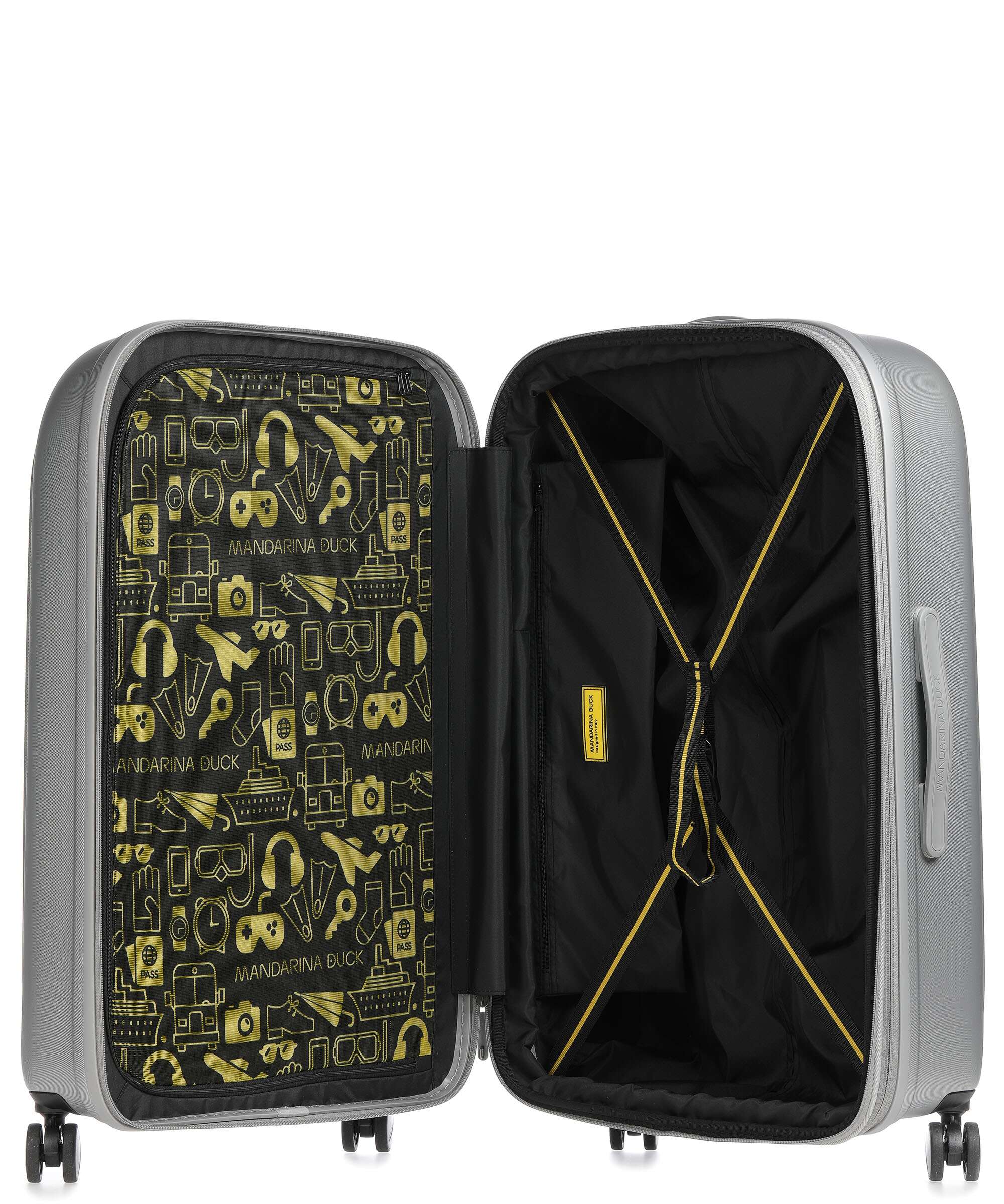 Mandarina Duck Logoduck+ Spinner (4 wheels) silver - Image 6